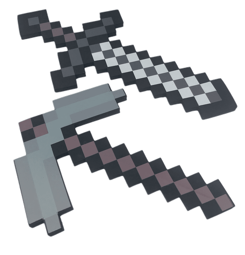 Wallpaper #zLiS1pIBJvJKYCmEAd4v14 Classic Minecraft Foam Sword and Pickax Walmartcom Walmartcom
