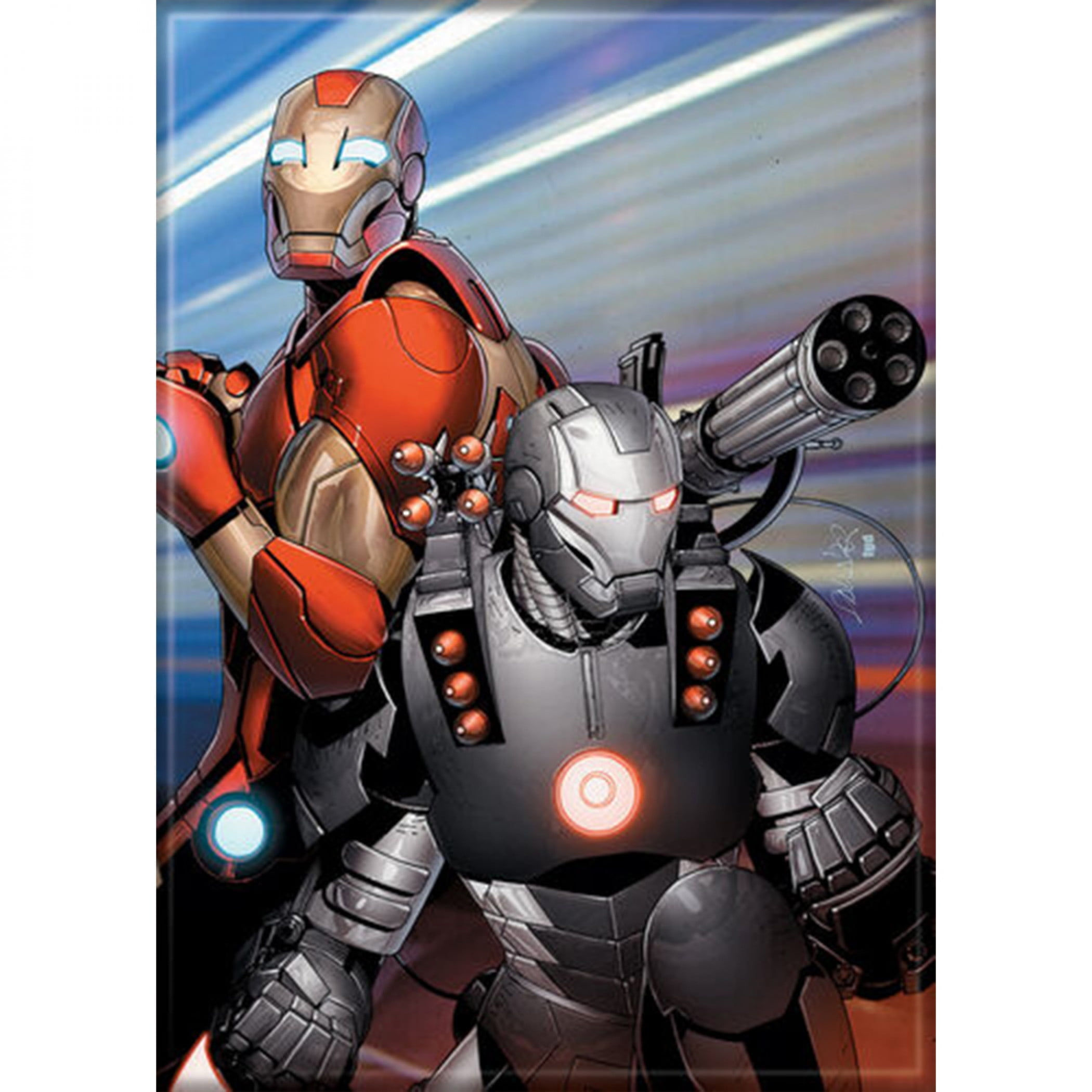 Wallpaper #IbjfjZIBJvJKYCmEx9kQ34 Marvel Comics Ultimate Iron Man and War Machine Characters Magnet