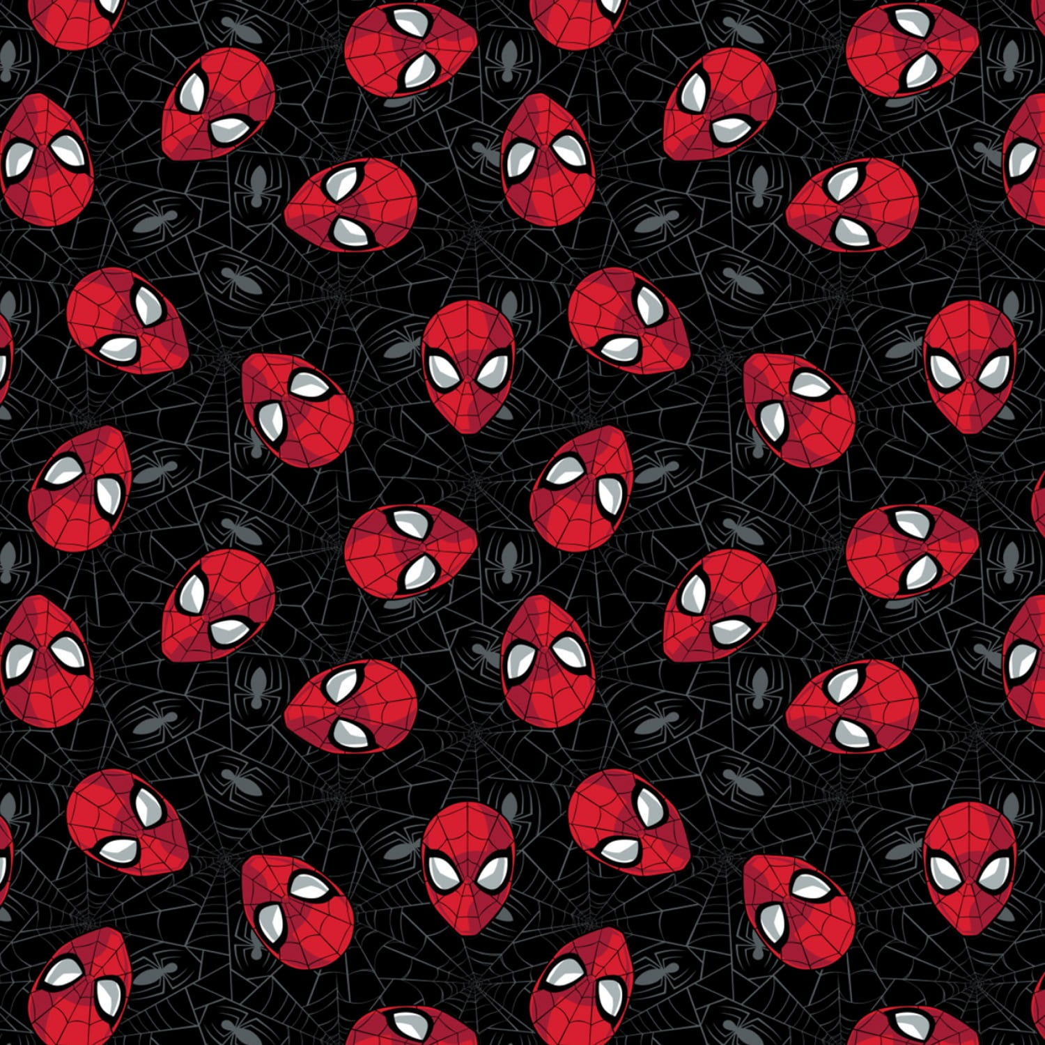Wallpaper #ahmAOo8BtGB6xQ78-a3c40 Marvel Comics Spiderman Web Black 100 Cotton Fabric by the Yard