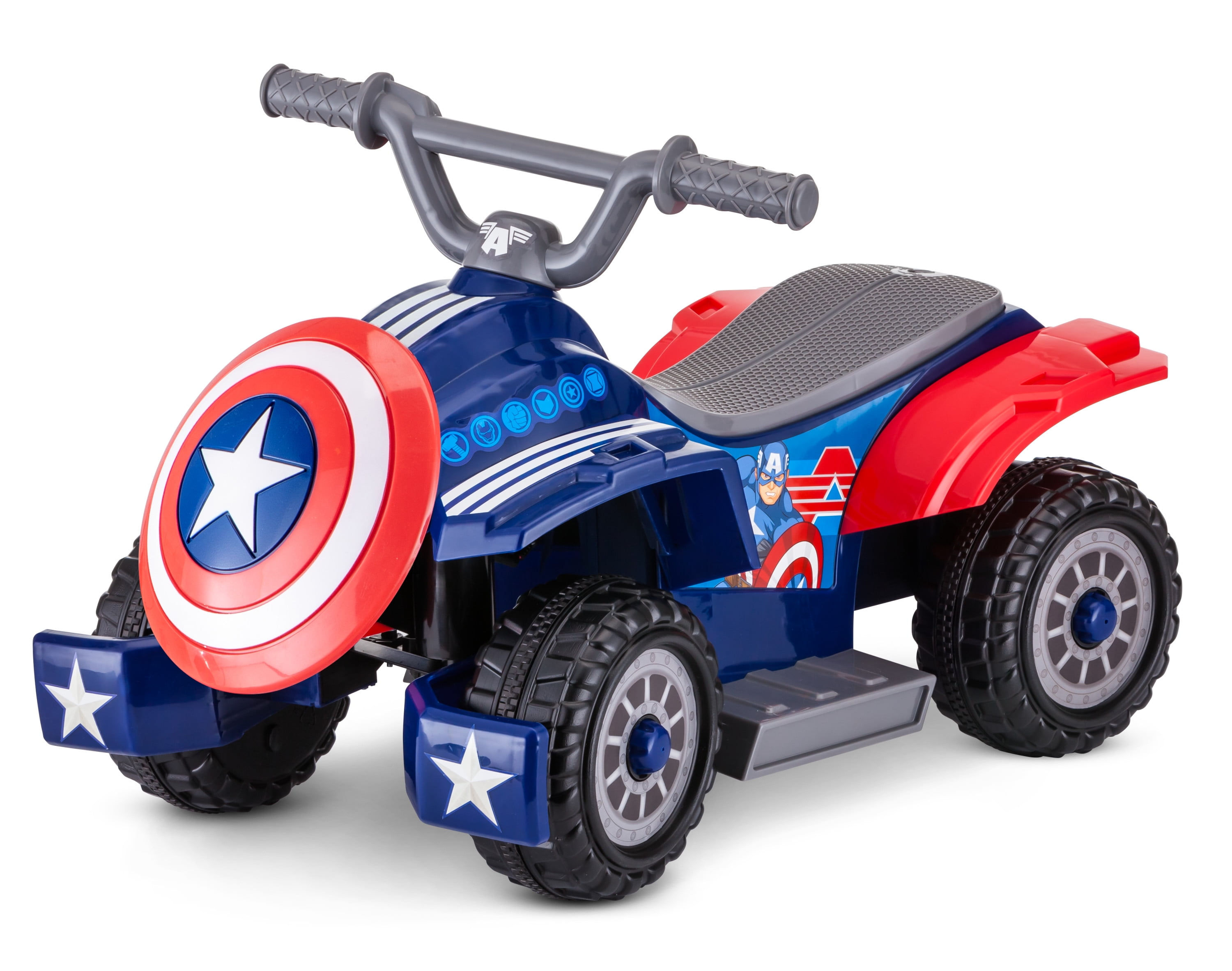 Wallpaper #sDGvNZMB5zzyi_yYAFdH154 Marvels Captain America Toddler Quad 6 Volt Ride on Toy by Kid Trax