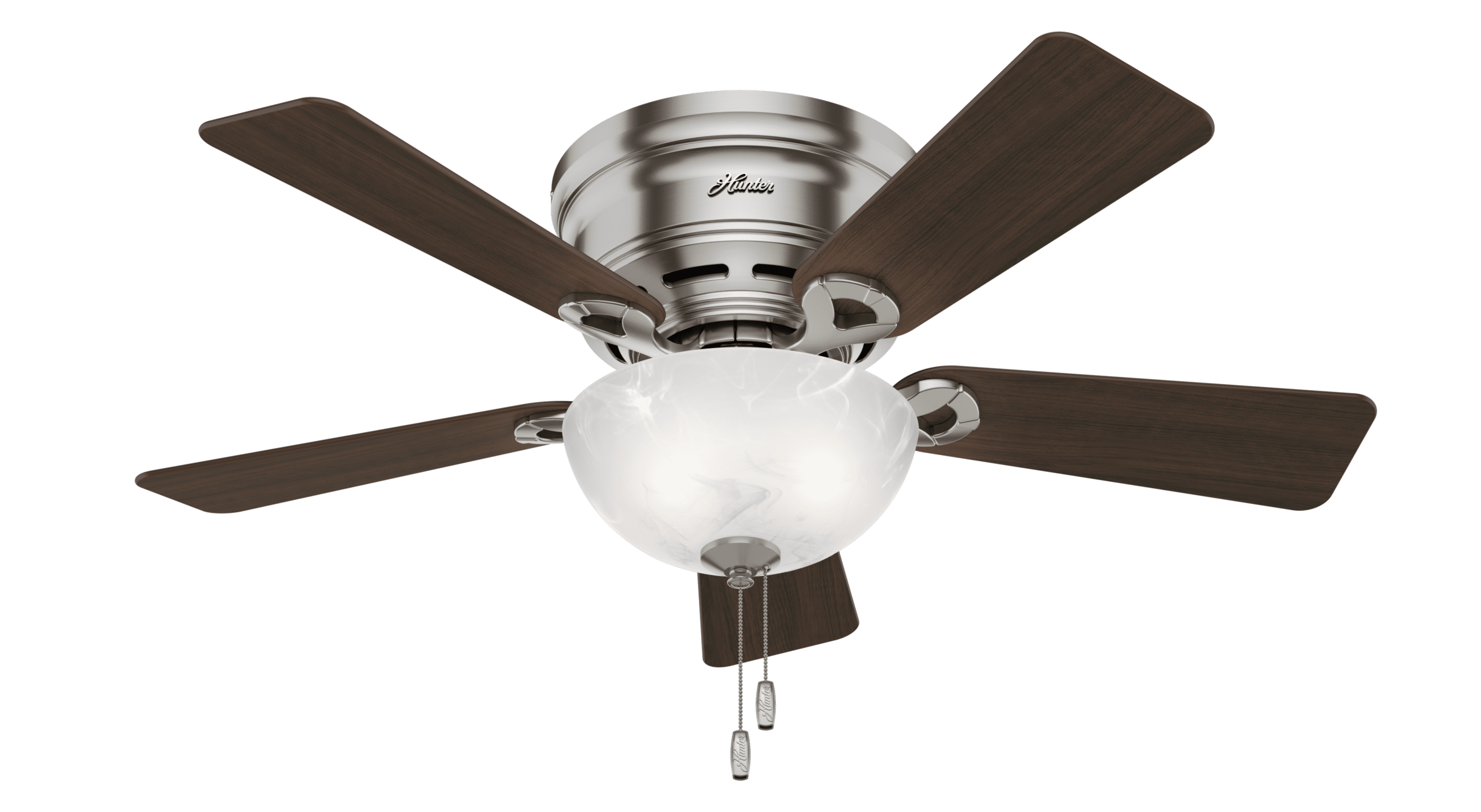 Wallpaper #QEBeMZMBJhL2WPbarMb_329 Buy Hunter Fan 42 Haskell Low Profile Ceiling Fan with Light in Brushed