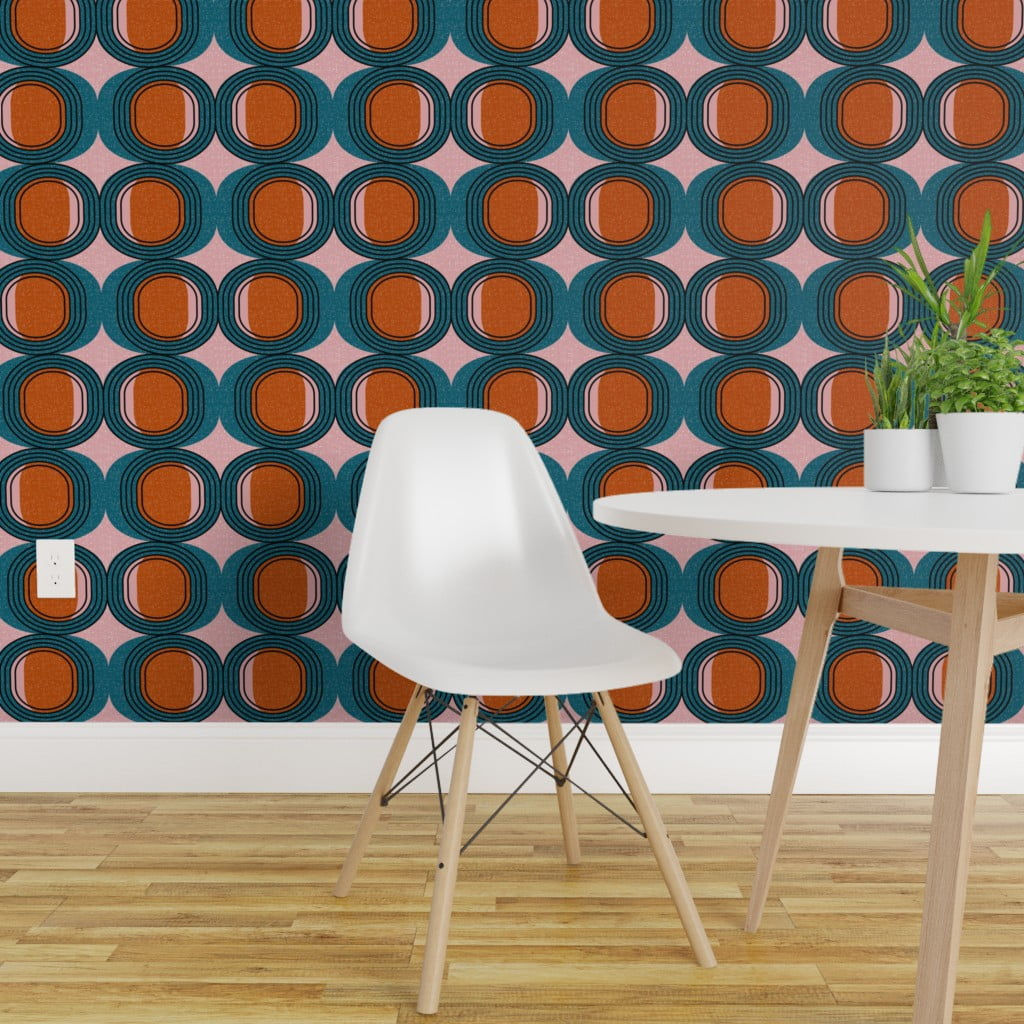 Wallpaper #8xn9KY8BtGB6xQ78_okz17 Removable Water Activated Wallpaper Mid Century Modern Retro Geometric