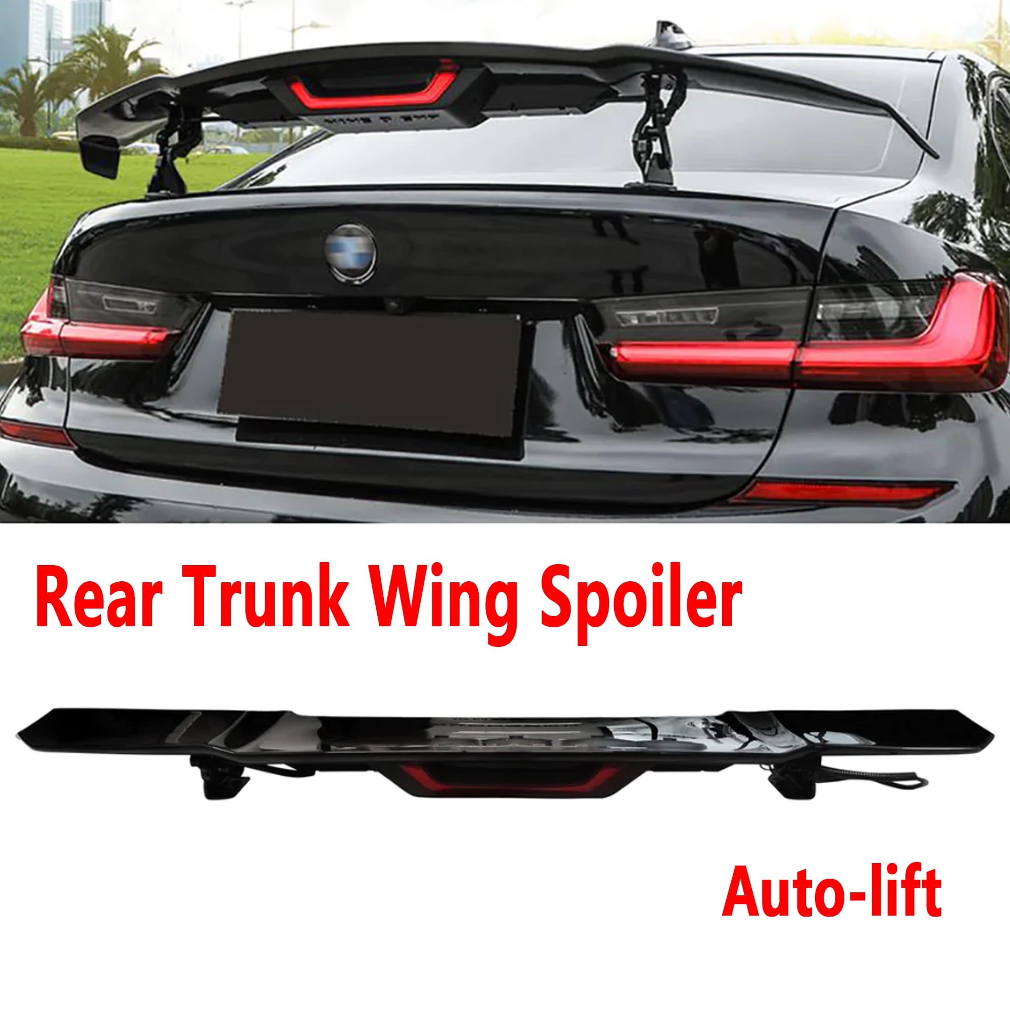 Wallpaper #AmeUBpMBSpphPi3-TMIF79 Ninte Lifting Rear Spoiler for Ford Mustang Most Sedan Models