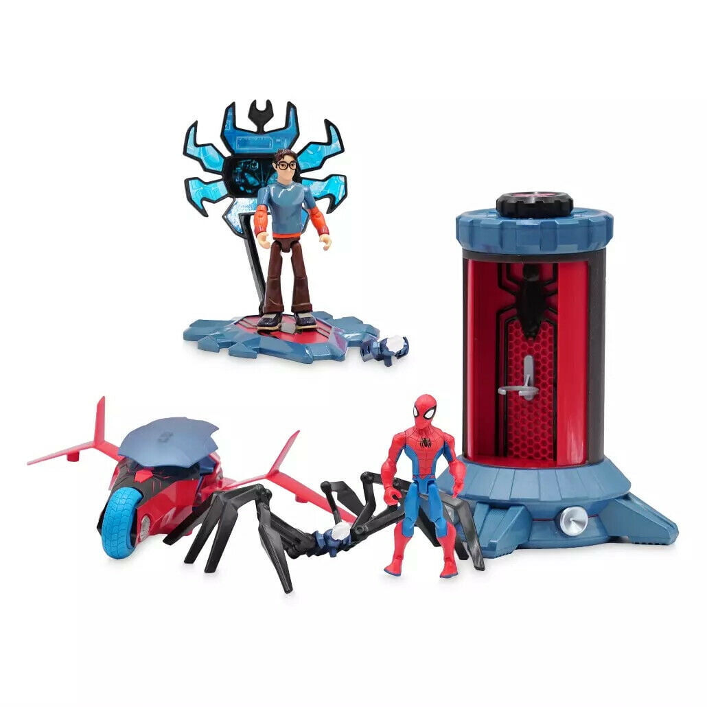 Wallpaper #t-_6S5MBMN-XEVvVqTyE213 Disney Store Marvel Toybox Spider Man Action Figure and Crime Lab Play