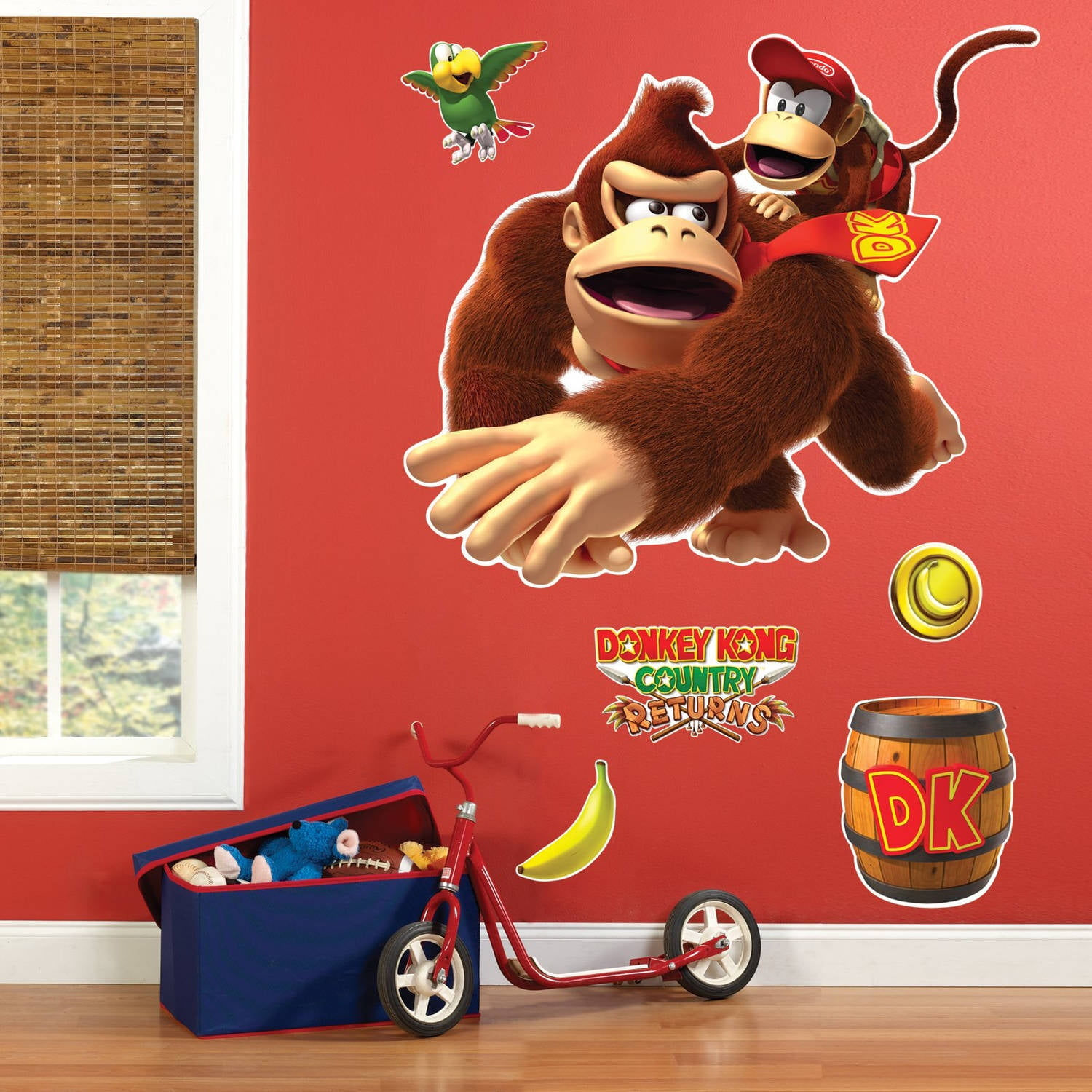 Wallpaper #NmjiIpMBSpphPi3-KzRu78 Donkey Kong Giant Wall Decals Walmartcom Walmartcom
