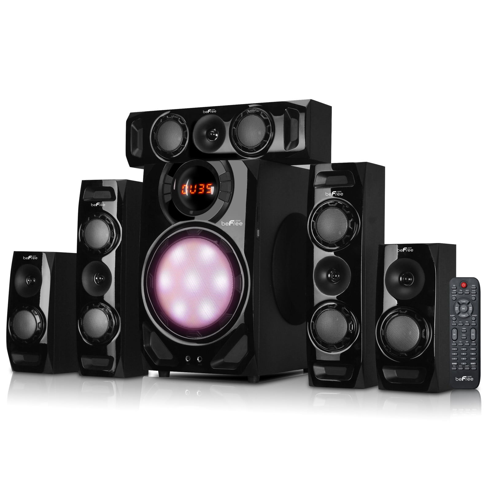 Wallpaper #aGi2I5MBSpphPi3-bTa734 Befree Sound 51 Channel Surround Sound Bluetooth Speaker System in Black