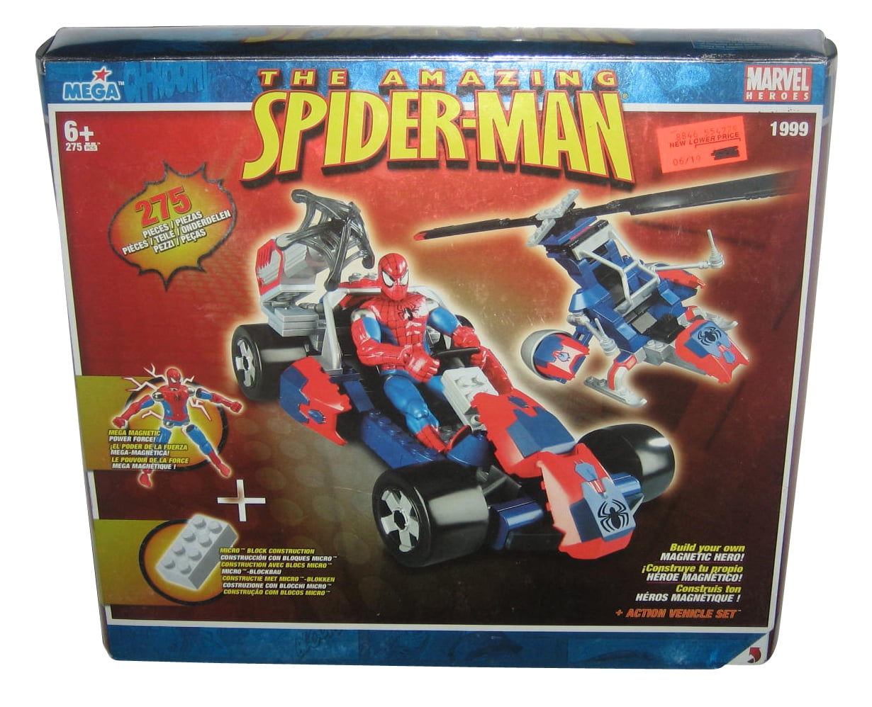 Wallpaper #Z1gfNJMBzN9vxX34uDsd43 Marvel the Amazing Spider Man Mega Bloks Magnetic Action Vehicle Toy