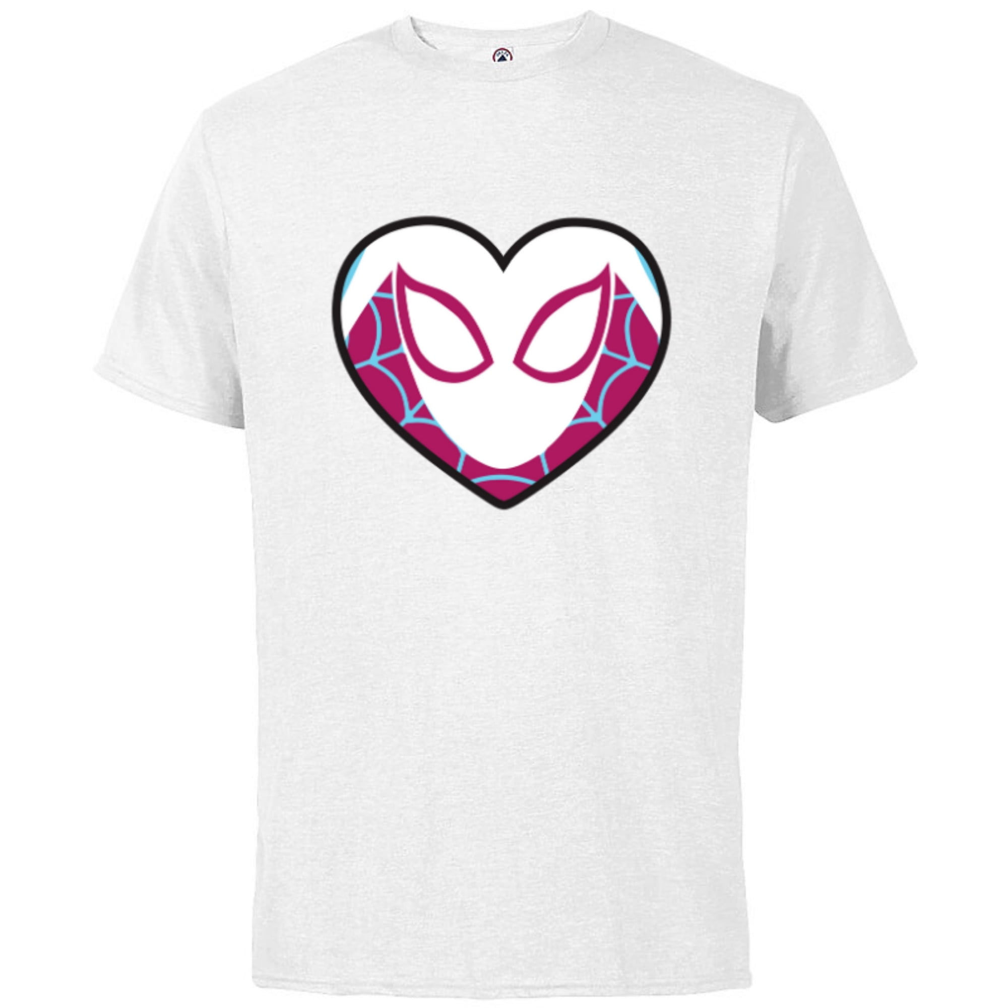 Wallpaper #g_RLOZMBKFX8bn3rLHYG217 Marvel Spider Man Ghost Spider Spider Gwen Heart Mask Logo Short