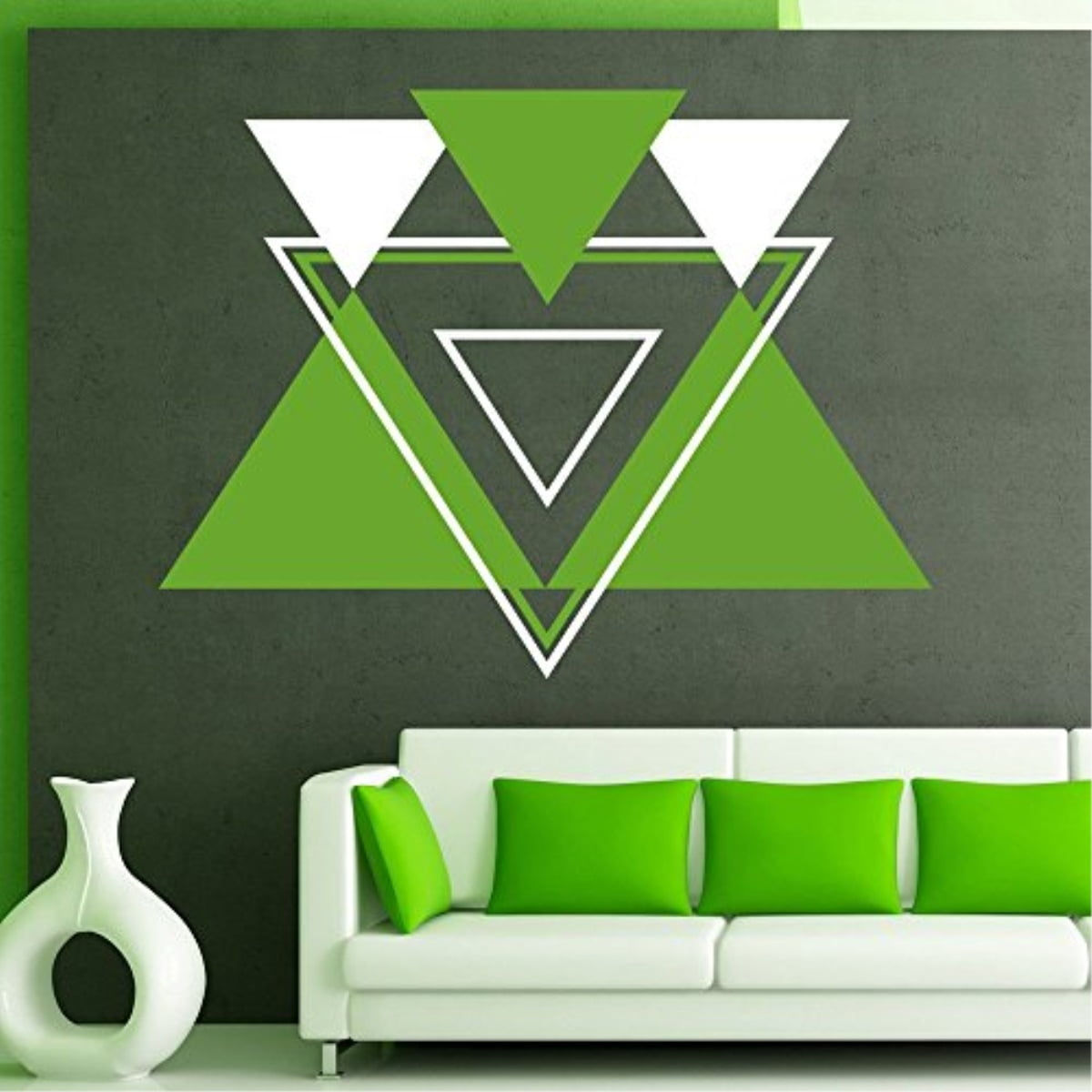 Wallpaper #a2flDJMBSpphPi3-ROG815 Impressivedecalart Abstract Geometric Shapes Wall Decals Triangles