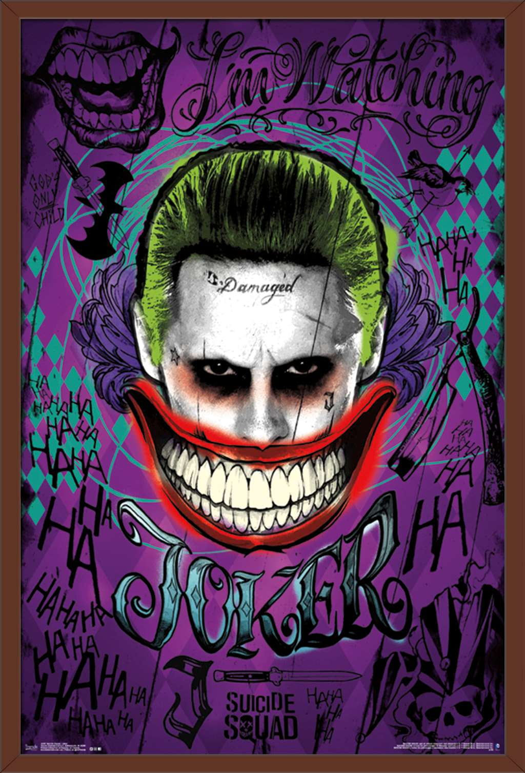 Wallpaper #3iytSZMB0E1QgA7wMvMJ234 DC Comics Movie Suicide Squad Joker Poster Walmartcom Walmartcom