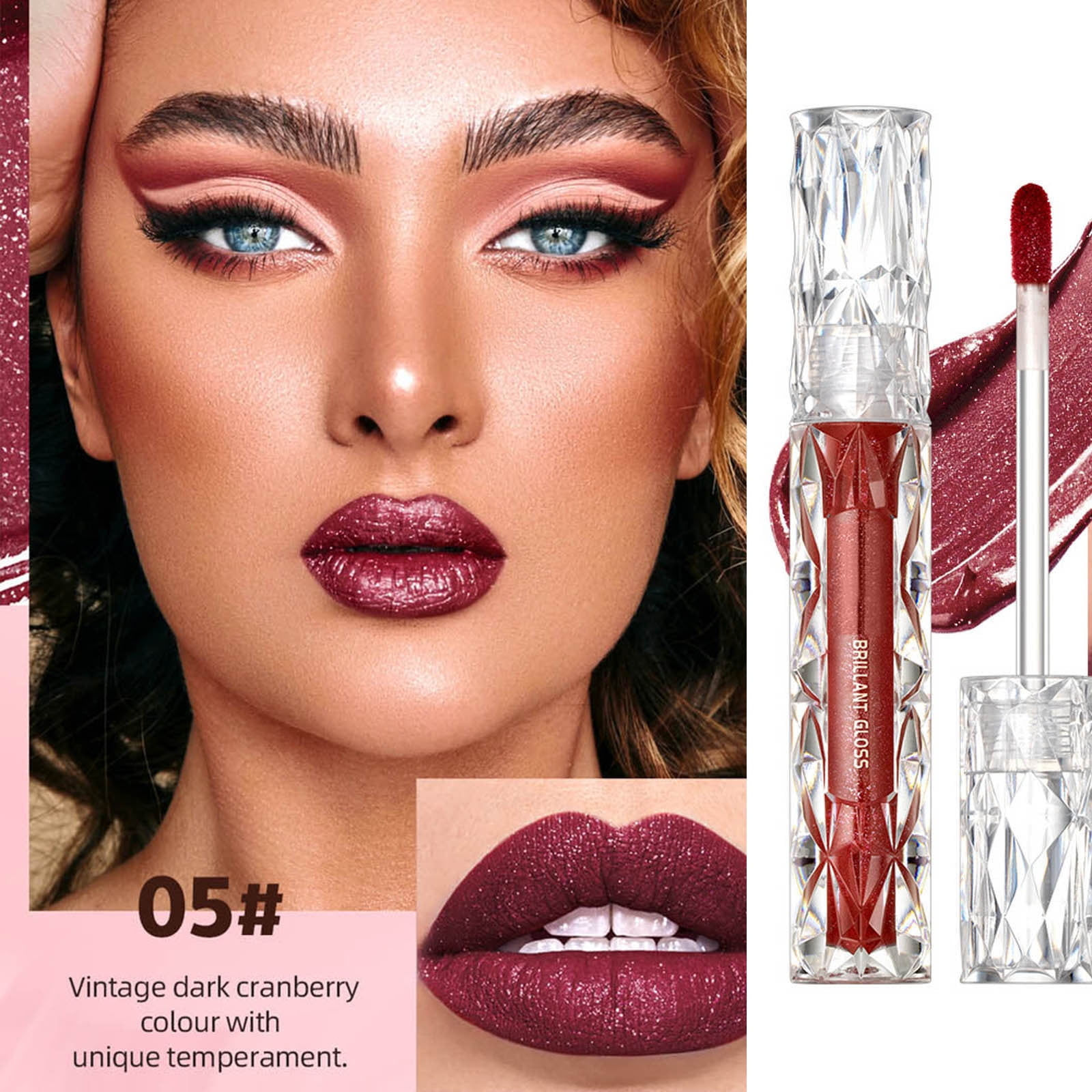 Wallpaper #A2cL6JIBSpphPi3-Dzuj368 Mvnsfew Passion Fruit Lip Gloss 10 Colors Diamond Liquid Lipstick 1