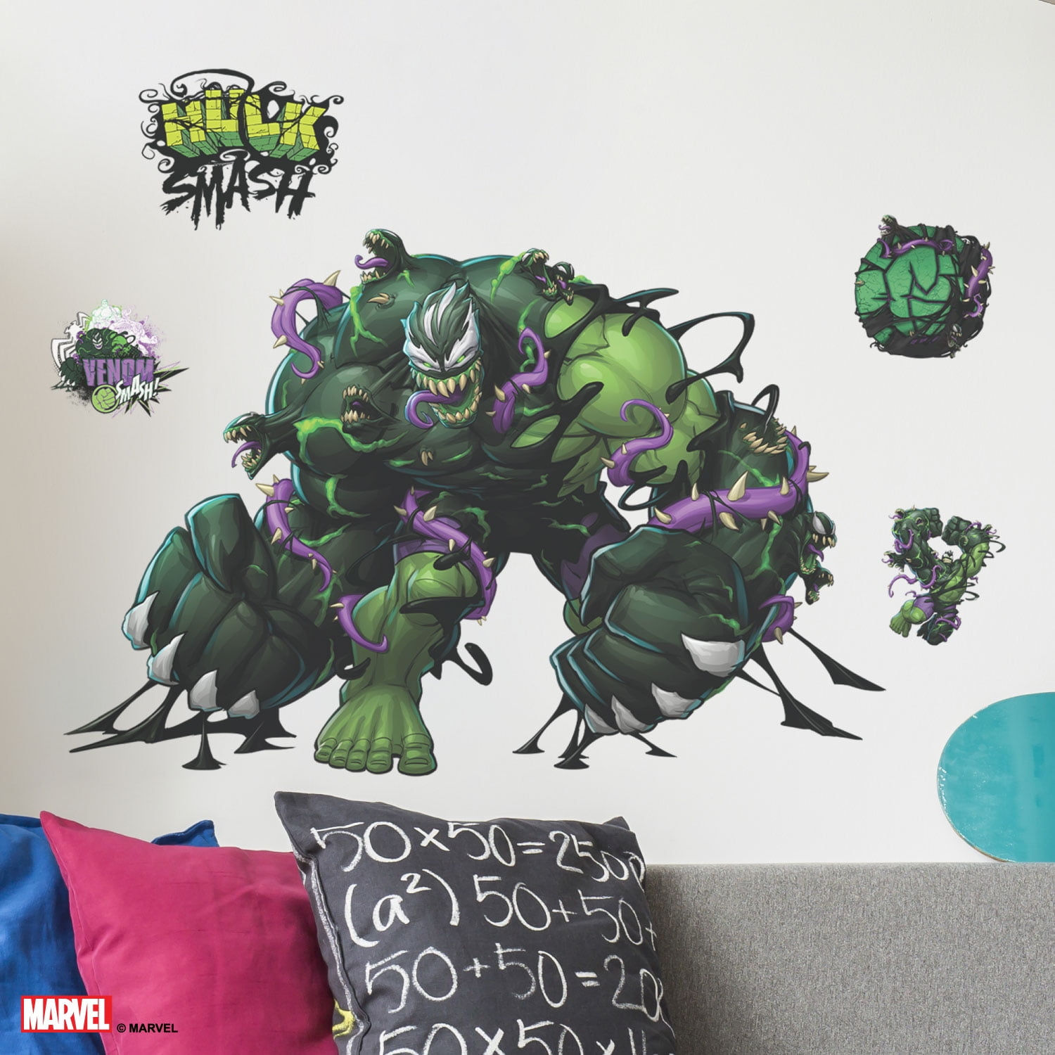 Wallpaper #N855JZMB71dOy6JZOBT_26 Wall Palz Marvel Venomized Hulk Wall Decals Marvel Incredible Hulk