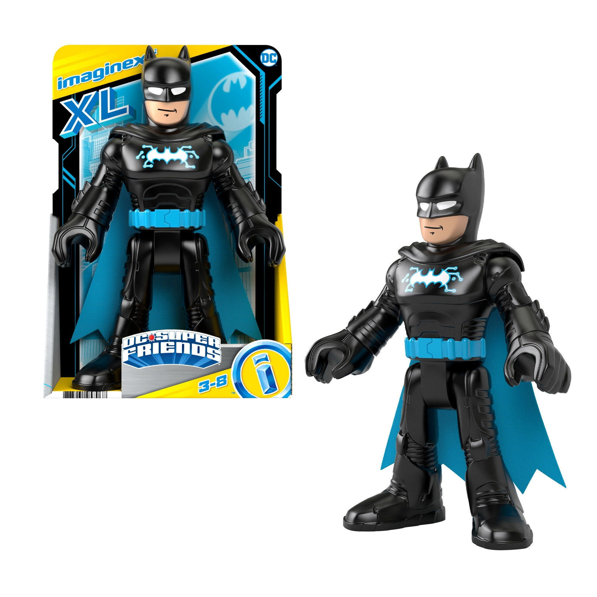Wallpaper #TKWqN5MBVBiSkHCa5Yyv56 Imaginext DC Super Friends Batman Xl Figure Bat Tech Blue Walmart
