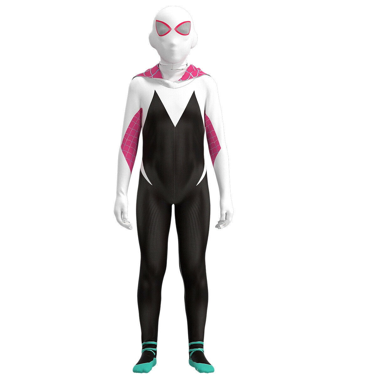 Wallpaper #w_SBOpMBKFX8bn3r_Hjv59 Spider Gwen Jumpsuit Gwen Stacy Cosplay Costume Spiderman Bodysuit