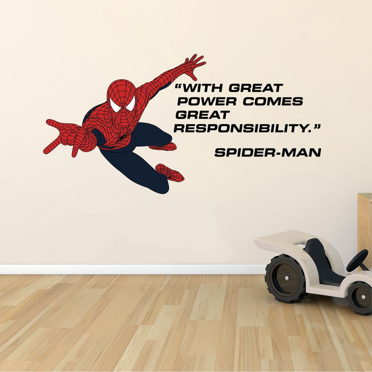 Wallpaper #O-pEV5MBlwTYPL18rBHC286 With Great Power Comes Great Responsibility 10 X 20 Vinyl Home Art