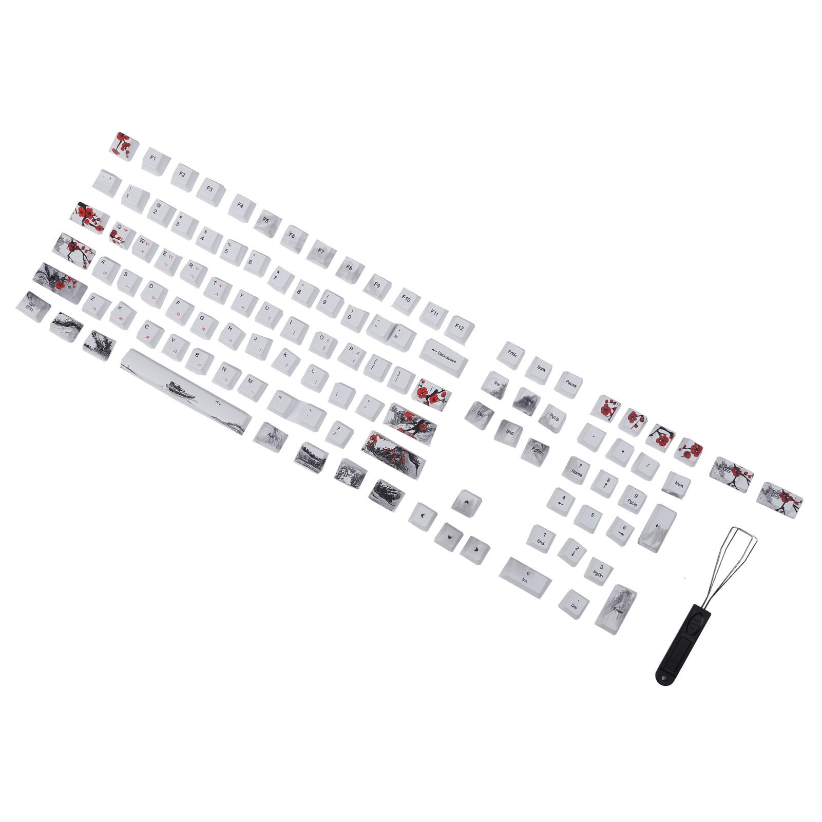 Wallpaper #D2deEZMBSpphPi3-Sff_277 Keycaps Pbt 5sided Sublimation 110 Keys Keyboard Caps for Mechanical