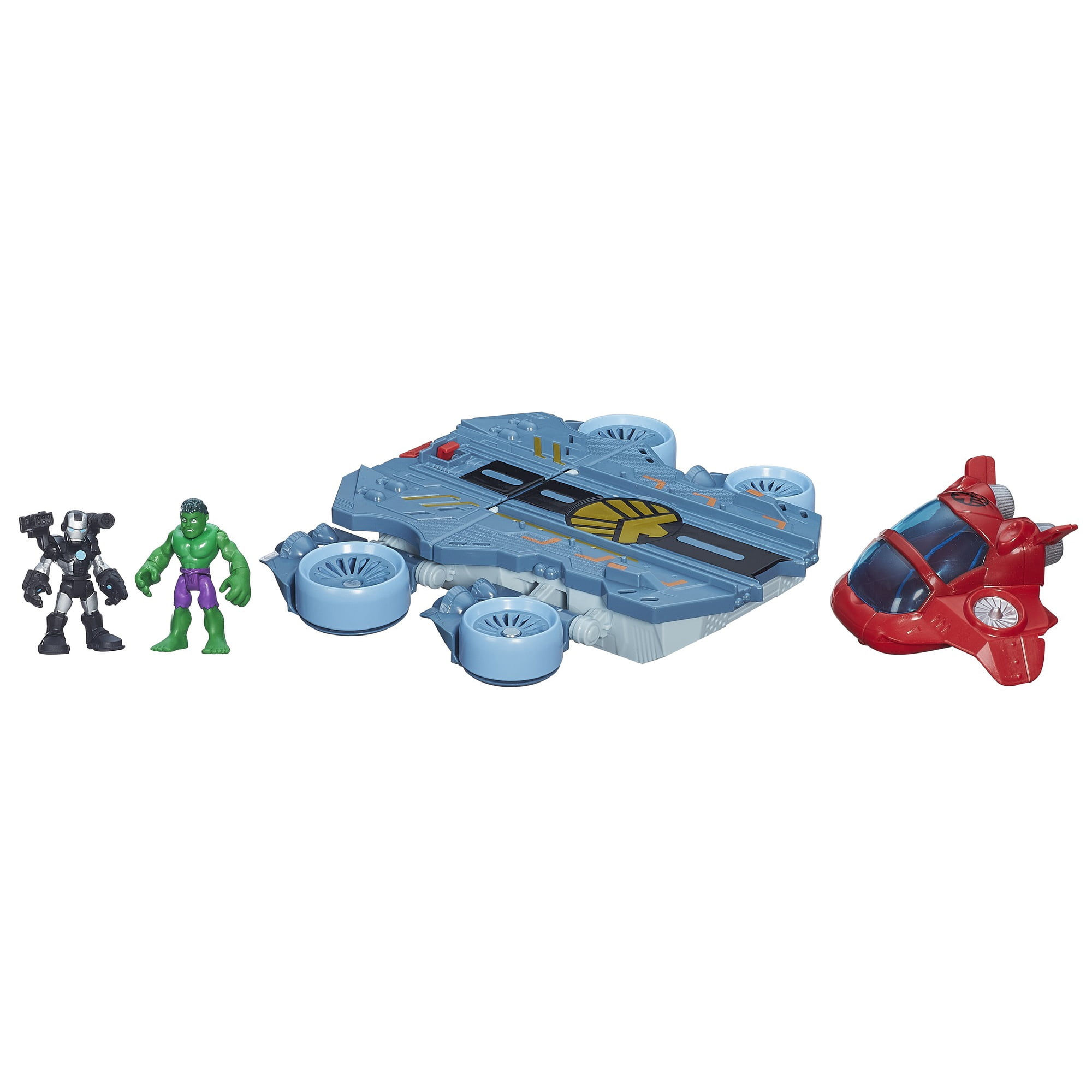 Wallpaper #CmjlFpMBSpphPi3-qw1B272 Playskool Heroes Marvel Super Hero Adventures Helicarrier Vehicle with