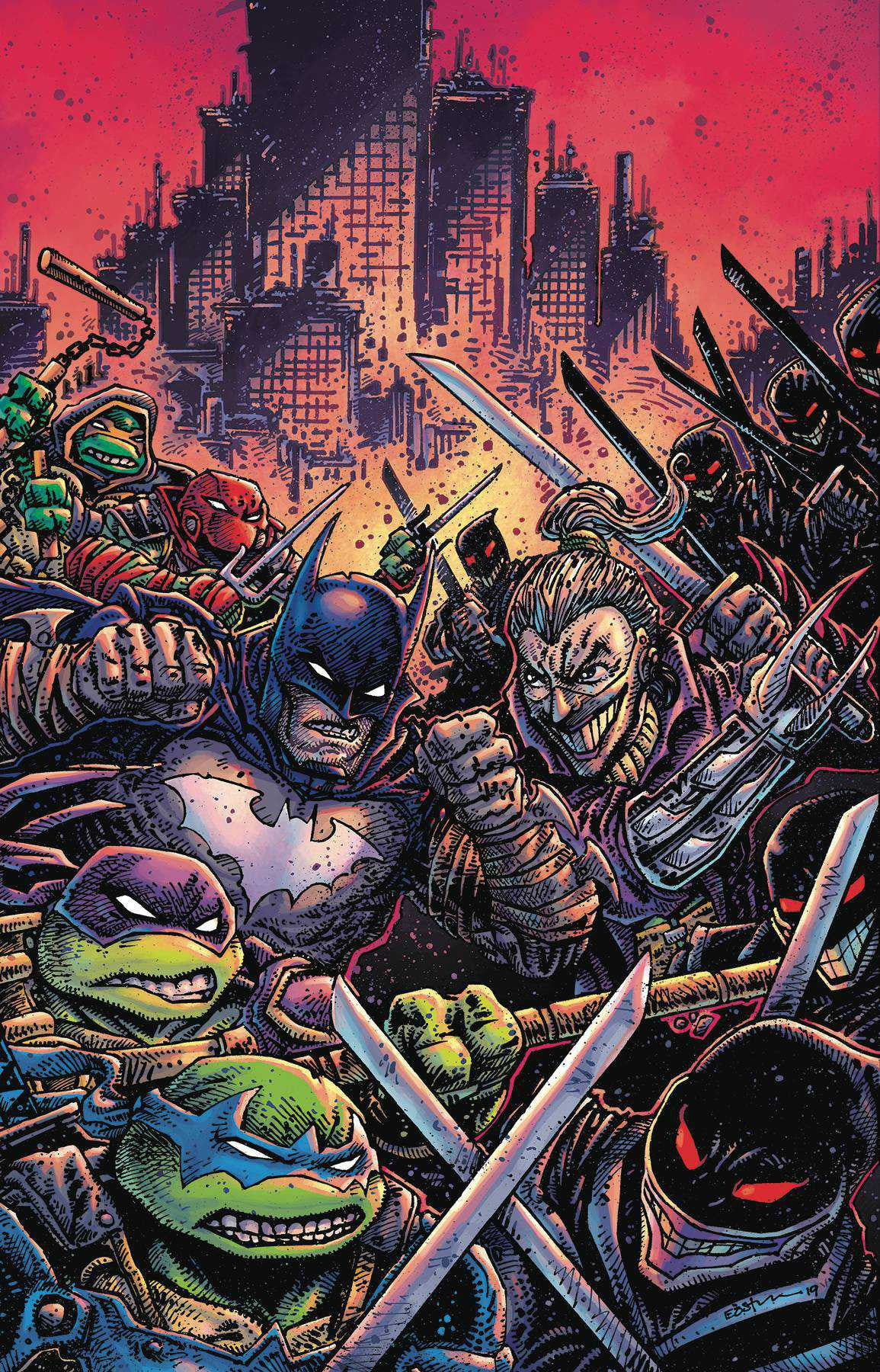 Wallpaper #UuqlVpMBlwTYPL18HxB227 DC Batman Teenage Mutant Ninja Turtles Iii 4 of 6 Kevin Eastman