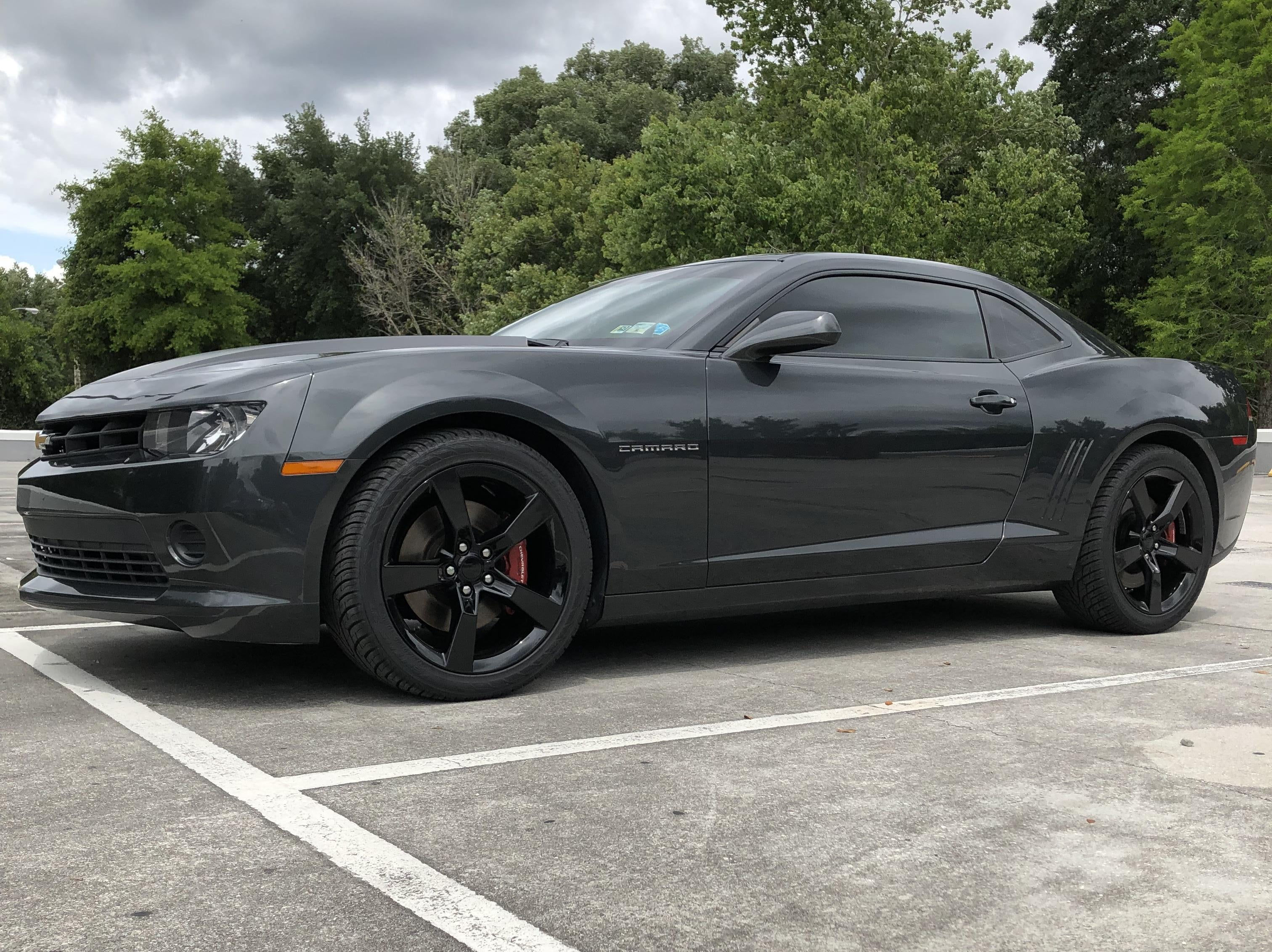 Wallpaper #geovU5MBlwTYPL18Twp028 Black Camaro Black Rims