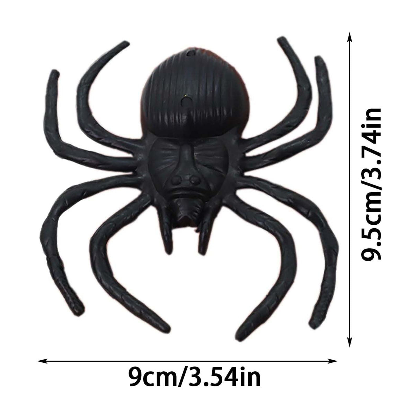 Wallpaper #HfQqOpMBKFX8bn3rhHgw464 Fake Big Spiders Black Plastic Mock Reptile Insects Joke Toys Prank