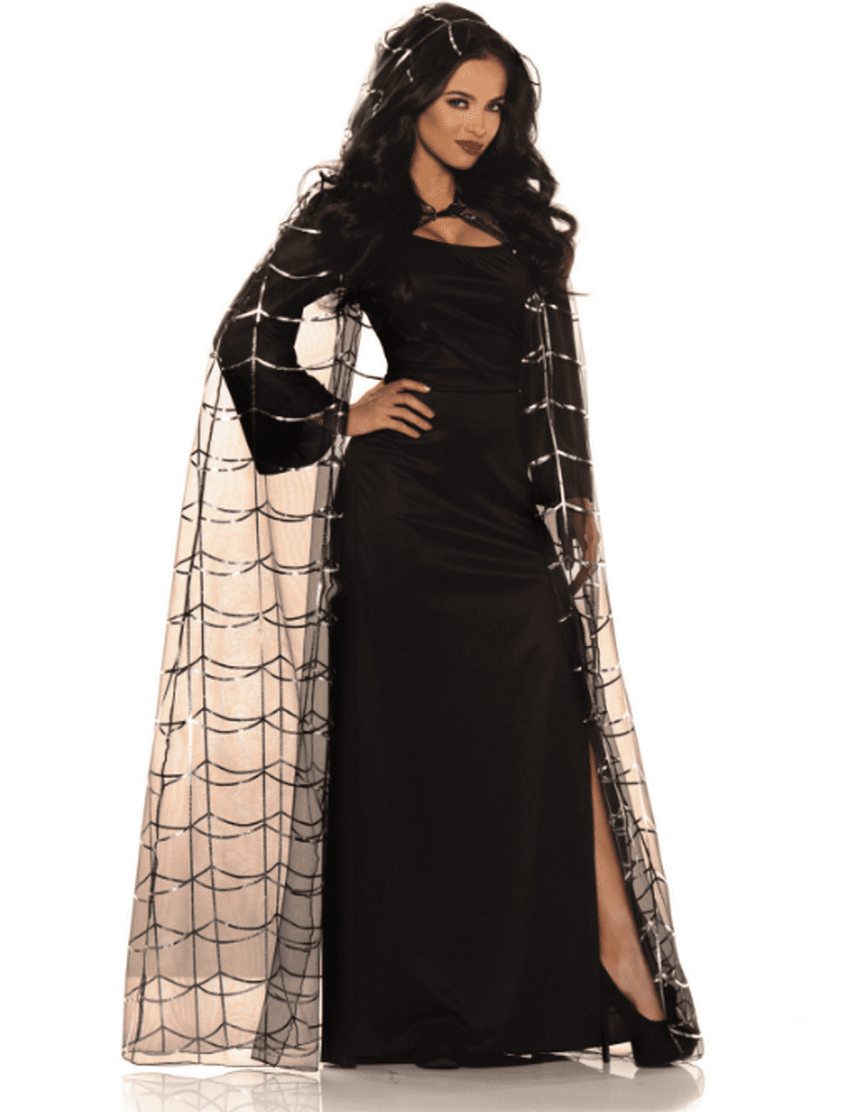 Wallpaper #MPSwOZMBKFX8bn3r33ez239 Spider Web Black Cape with Lining Costume Gift Halloween Spooky