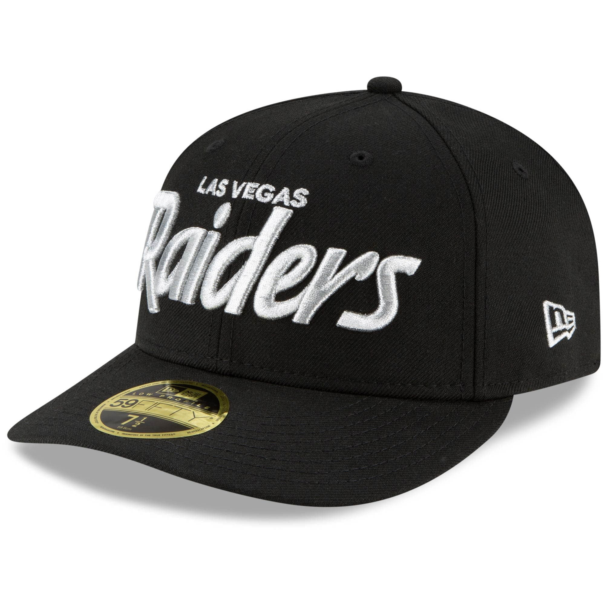 Wallpaper #sWerDZMBSpphPi3-zuYY35 Las Vegas Raiders New Era Omaha Script Low Profile 59fifty Fitted Hat