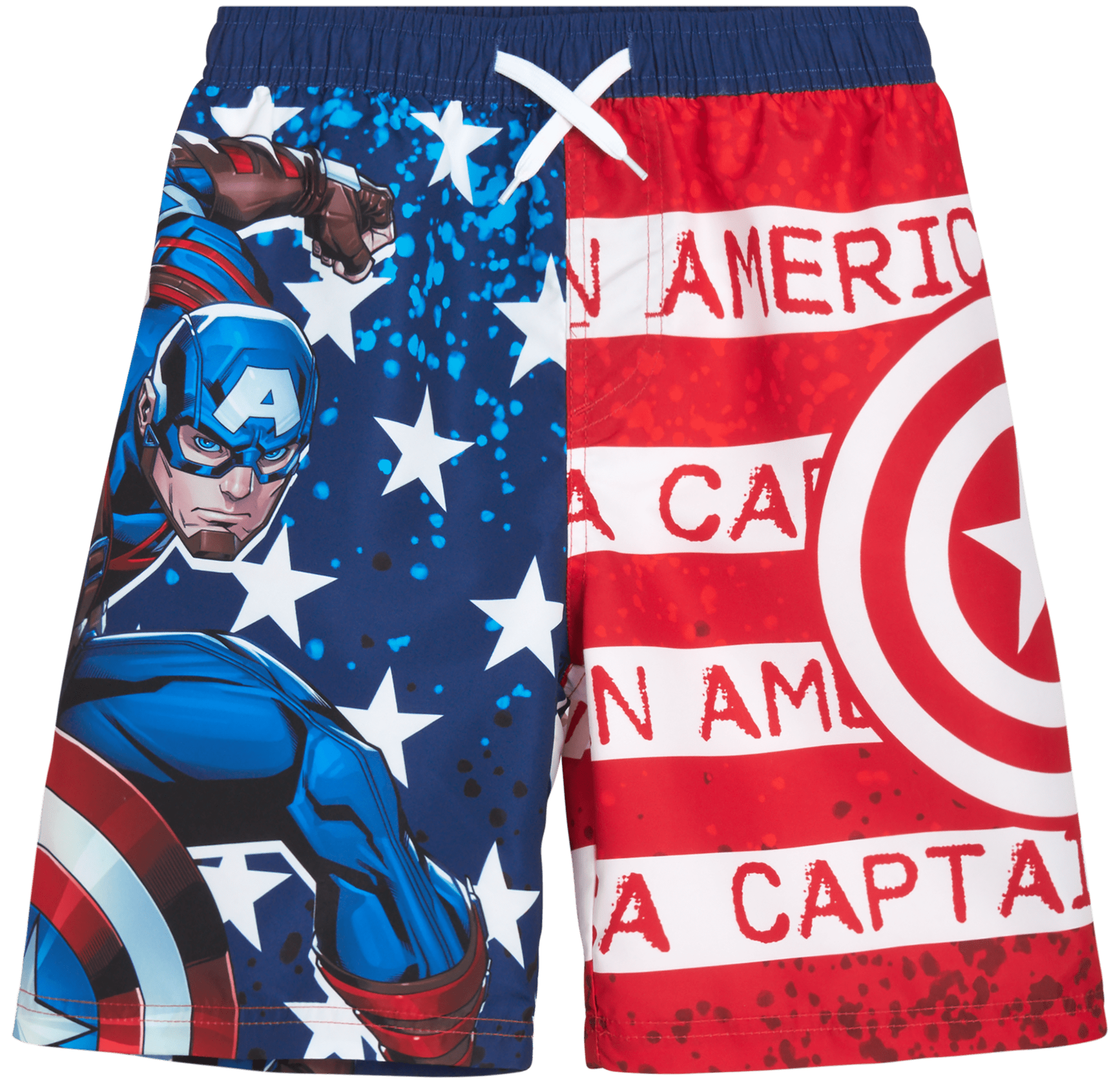Wallpaper #WDFFNZMB5zzyi_yYylaR50 Marvel Avengers Boys Swim Trunks Captain America Kids Upf 50