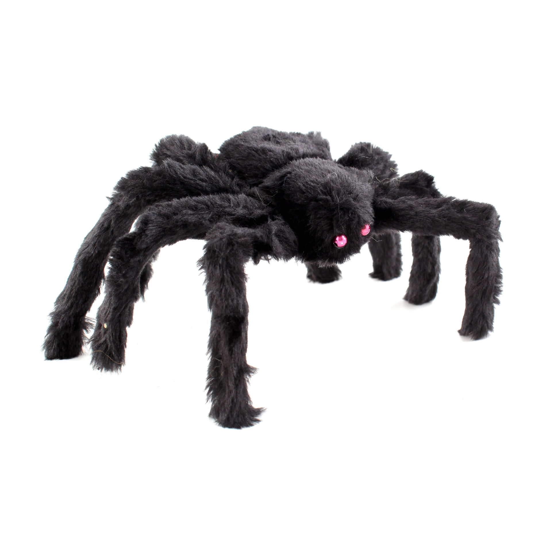 Wallpaper #GfQnOpMBKFX8bn3r3Xh828 Black Realistic Bendable Plush Spider Toys Scary Home Decorations Party