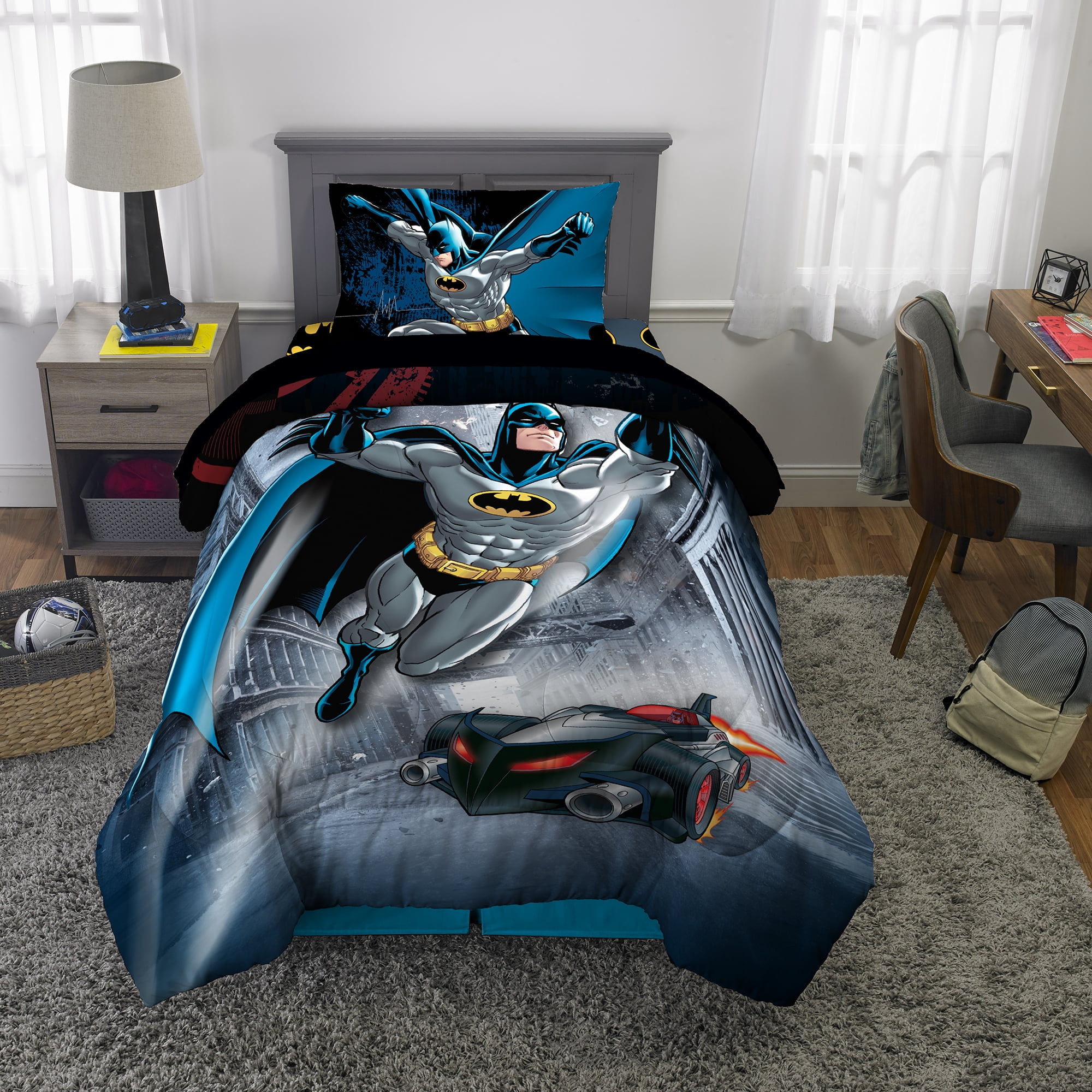 Wallpaper #aEAGMJMBJhL2WPbau7_B86 Batman Bedroom Set DC Comics Superhero Batman 3D Bedding Set Duvet