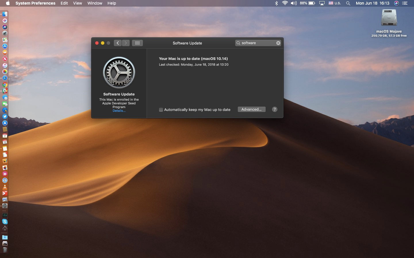 Wallpaper #fkKyPJMBOBpx0Nhm78EV44 Macos Mojave Has Re Introduced the Software Update Preference Pane of Old