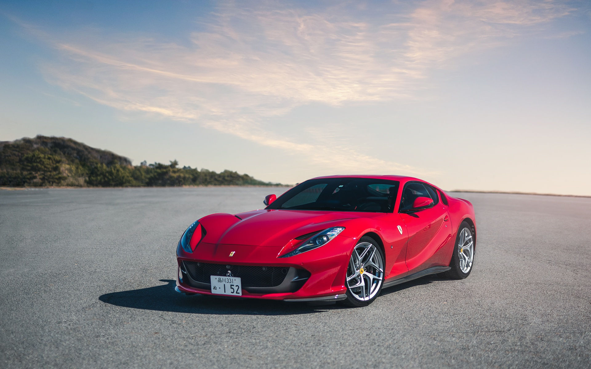 Wallpaper #4hkdJI8BtGB6xQ78oYT816 Red Ferrari 812 Superfast Wallpaper 50401 Baltana