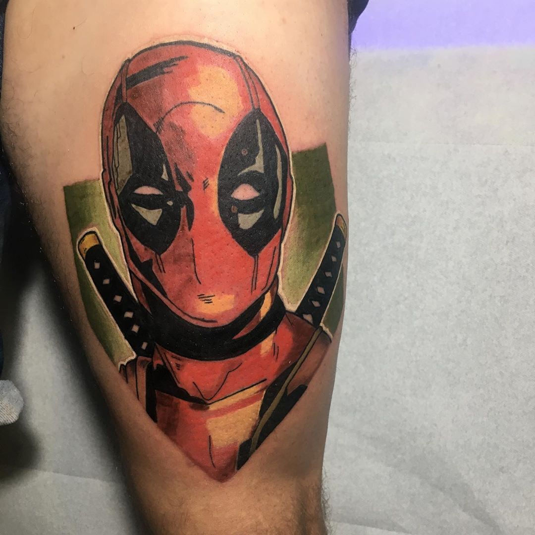 Wallpaper #9130c Marvel Tattoo Photo by Gus H Tattoo on Instagram Deadpool