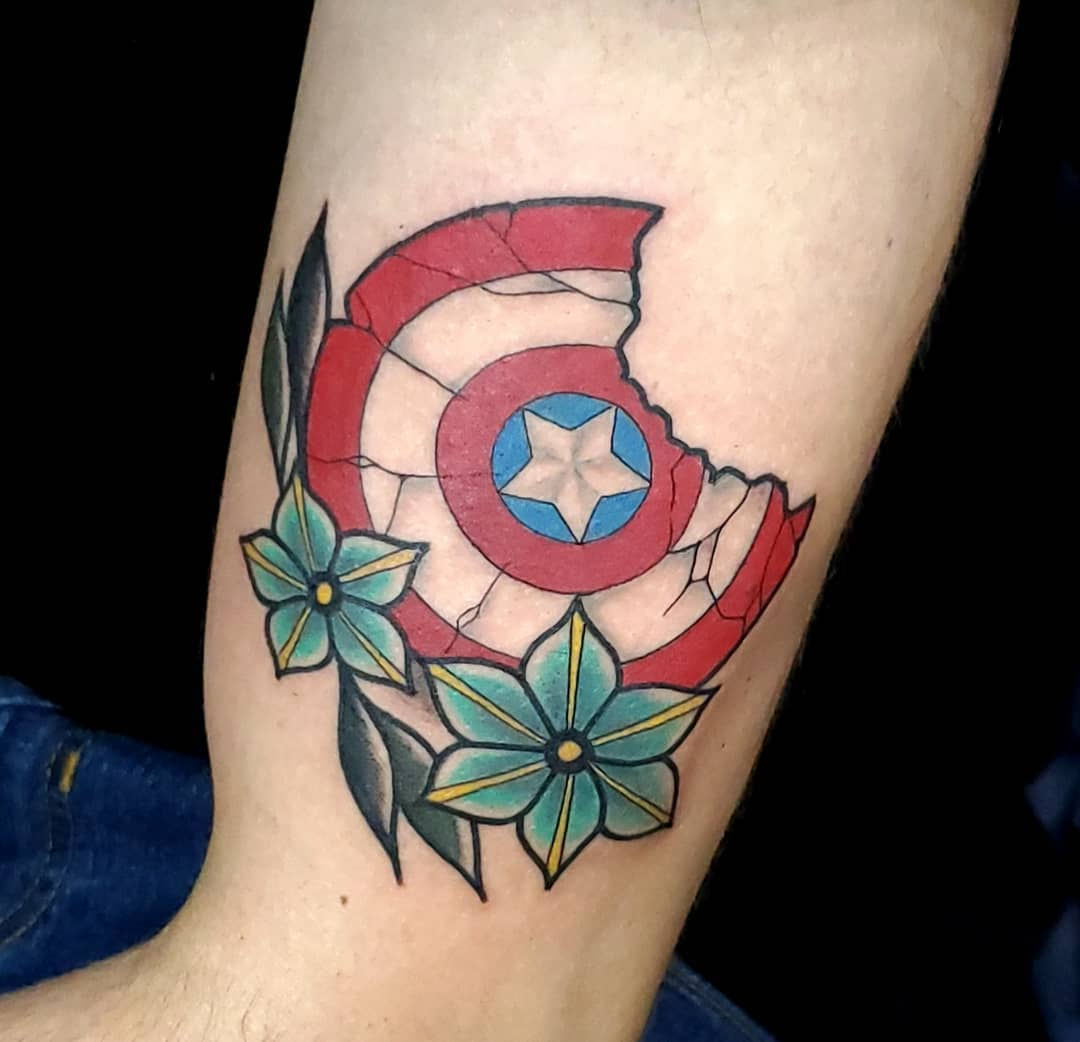 Wallpaper #CX0K8Y4Bnwiau_P6Hwim1 Updated 40 Heroic Captain America Tattoos November 2020