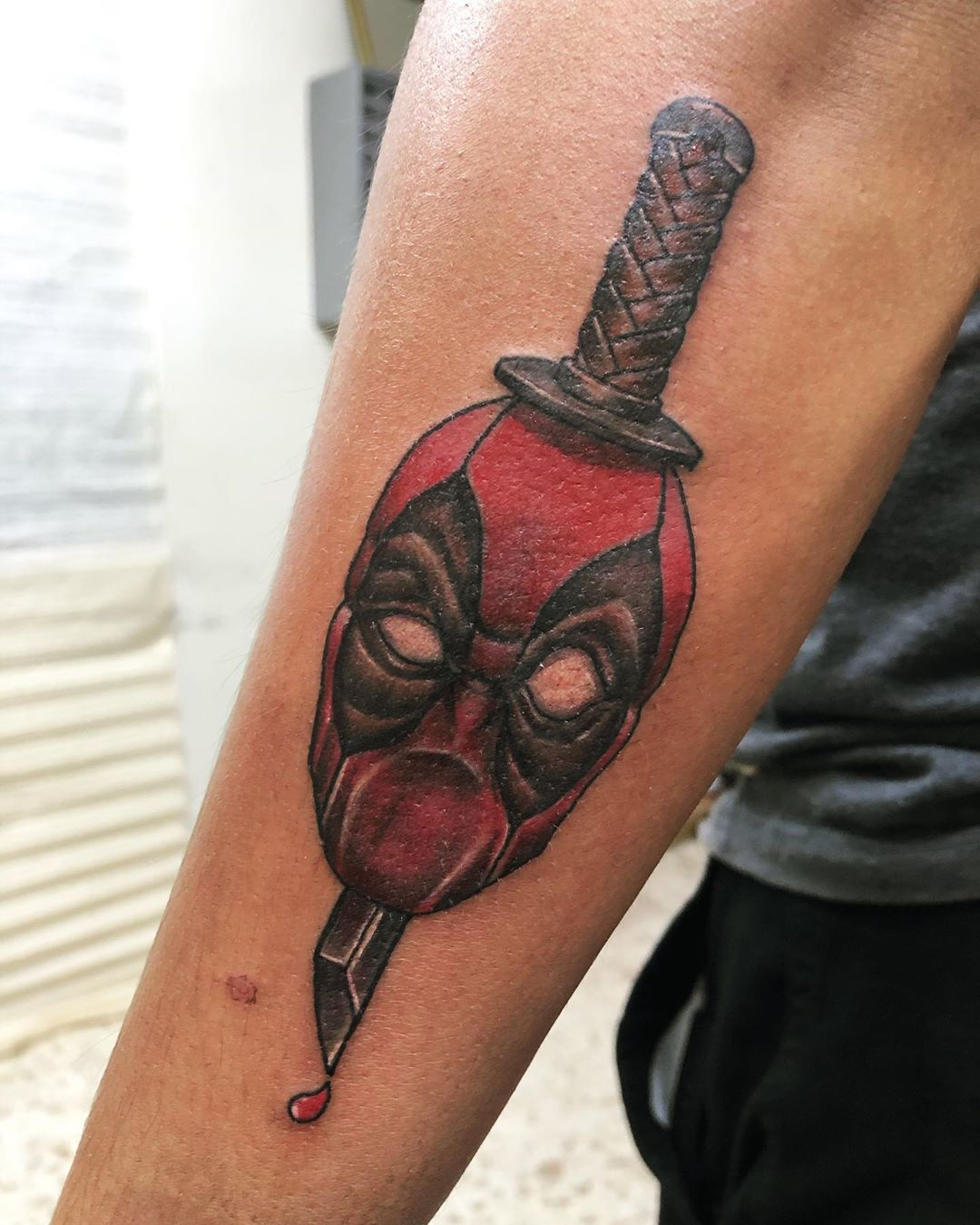 Wallpaper #9130c Marvel Tattoo Photo by Gus H Tattoo on Instagram Deadpool