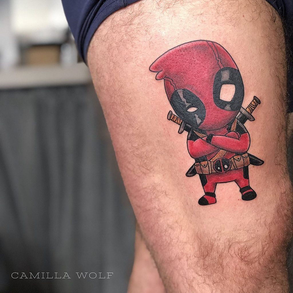 Wallpaper #9130c Marvel Tattoo Photo by Gus H Tattoo on Instagram Deadpool