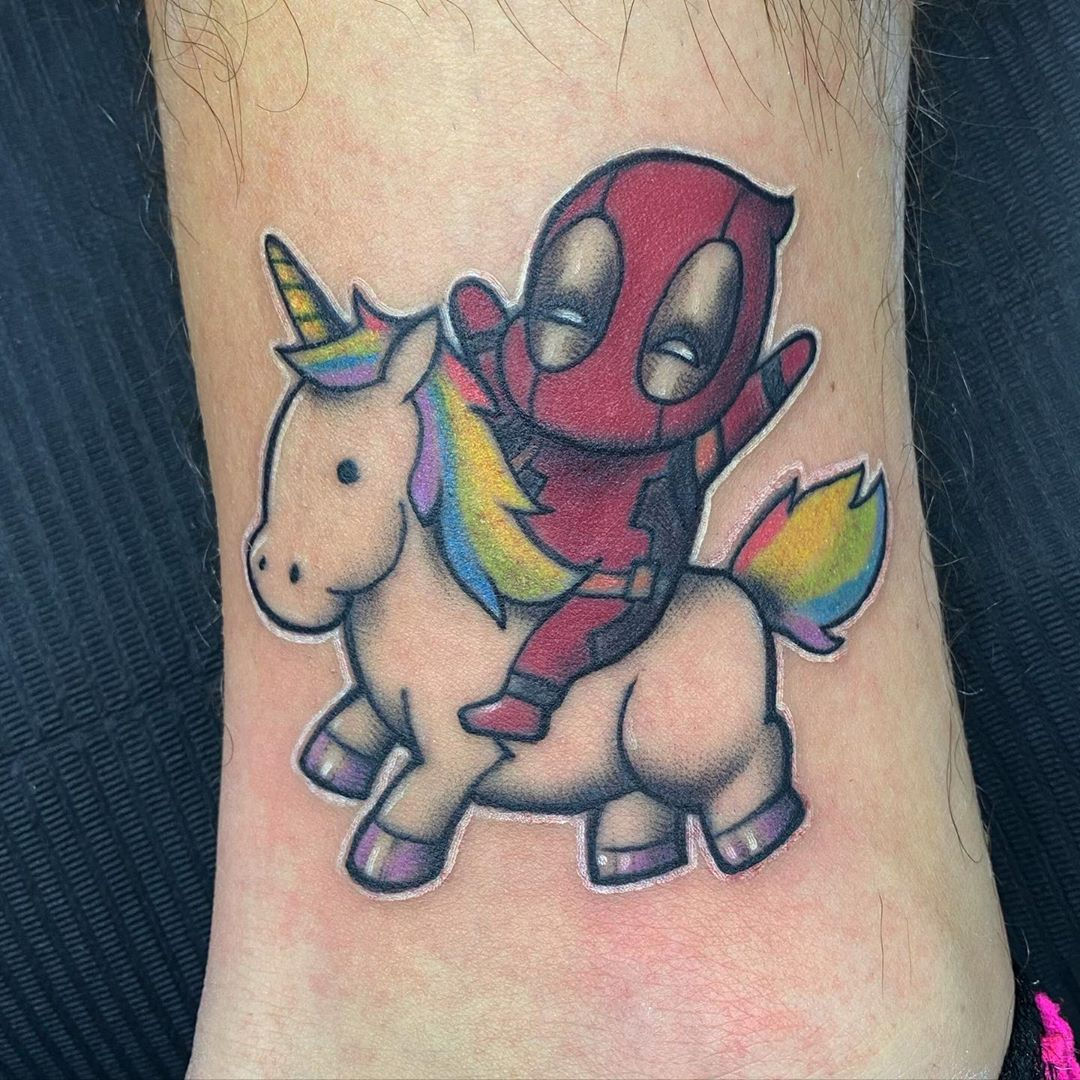 Wallpaper #9130c Marvel Tattoo Photo by Gus H Tattoo on Instagram Deadpool