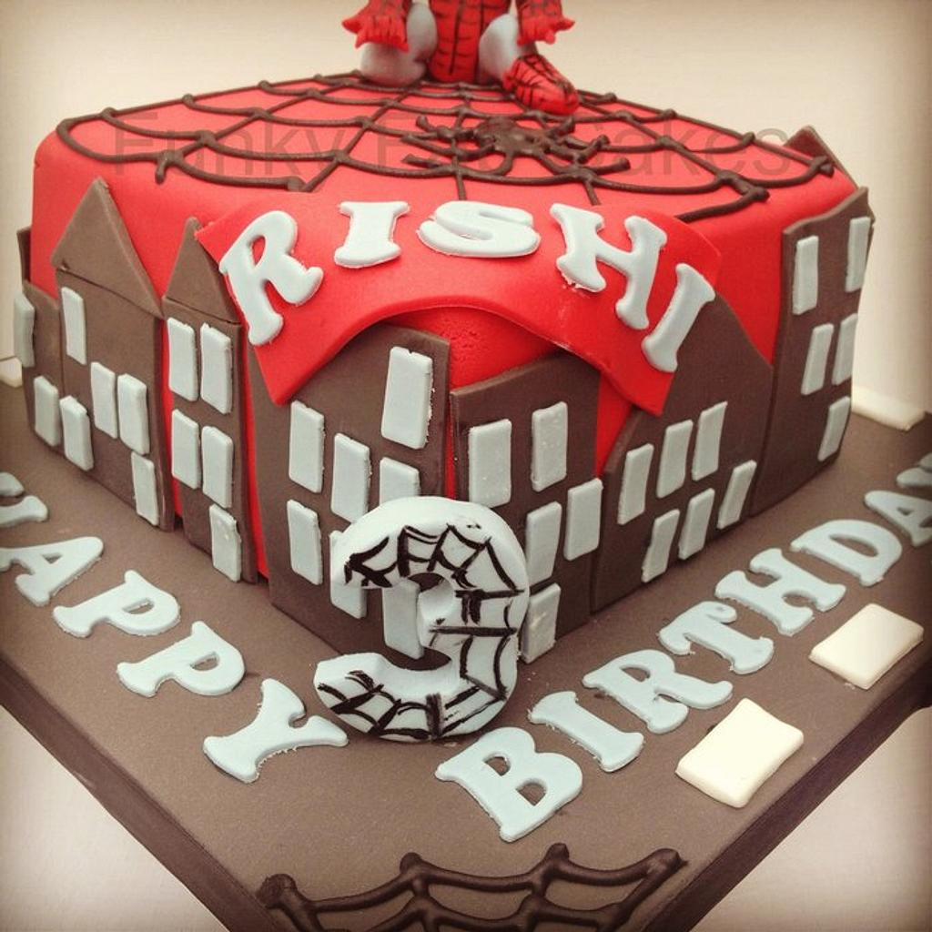 Wallpaper #KqUiMpMB0vj5YdARn9Mc106 Spider Man Theme Cake Cake by Funkyfabcakes Cakesdecor