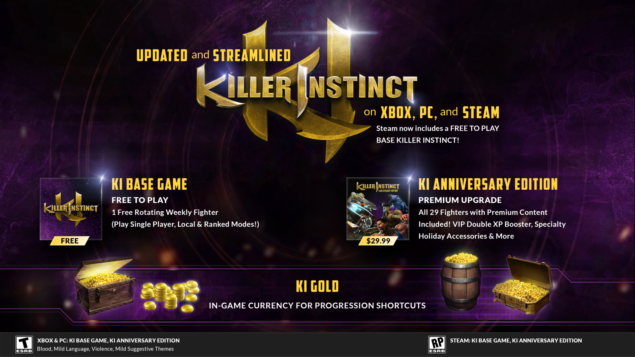 Wallpaper #FWcZA5MBSpphPi3-VLJA131 Killer Instinct Anniversary Edition Announced Alongside Big Update Ign