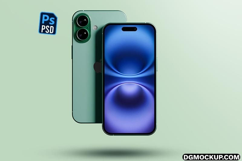 Wallpaper #Ebj21pIBJvJKYCmE2-Fr454 Free iPhone 16 Pro Max Teal Psd Mockup Dg Mockup