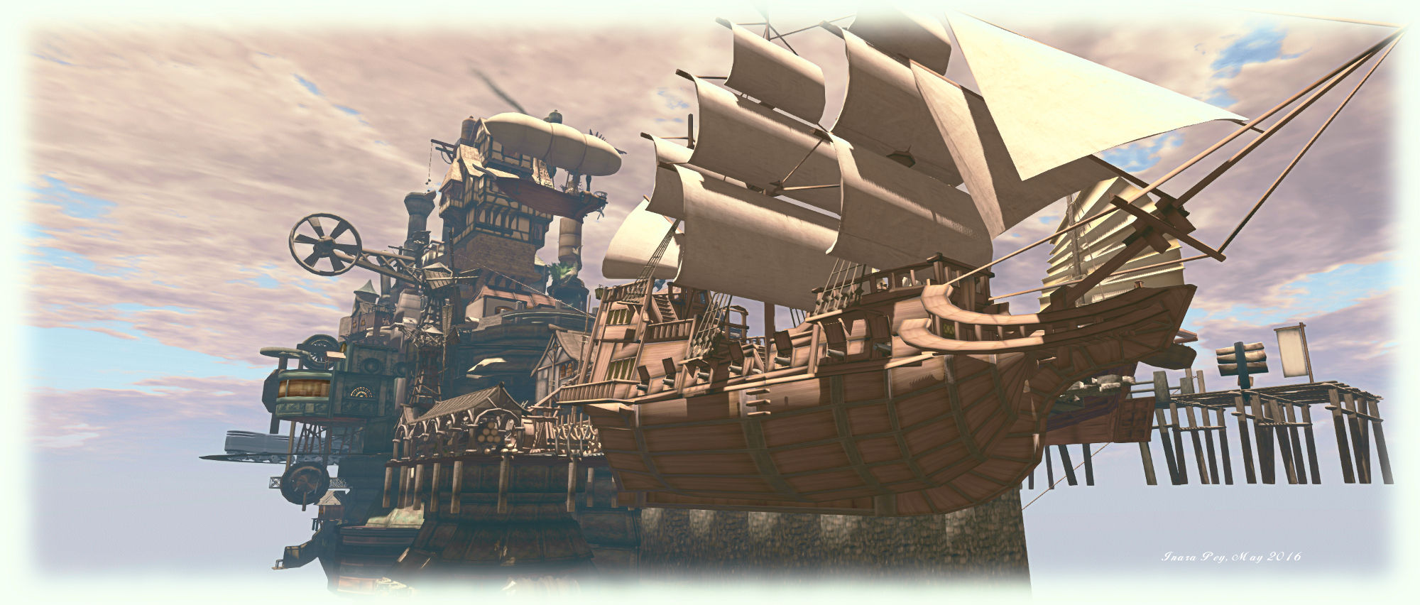 Wallpaper #5JxX4pIBZHQxiYari78Z28 Of Pirates and Airships in Second Life Inara Pey Living in a Modemworld