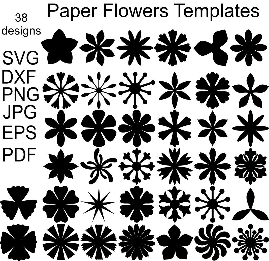 Wallpaper #8a759 Printable Downloadable Free Cricut Paper Flower Template