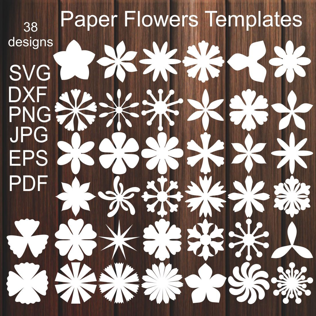 Wallpaper #8a759 Printable Downloadable Free Cricut Paper Flower Template