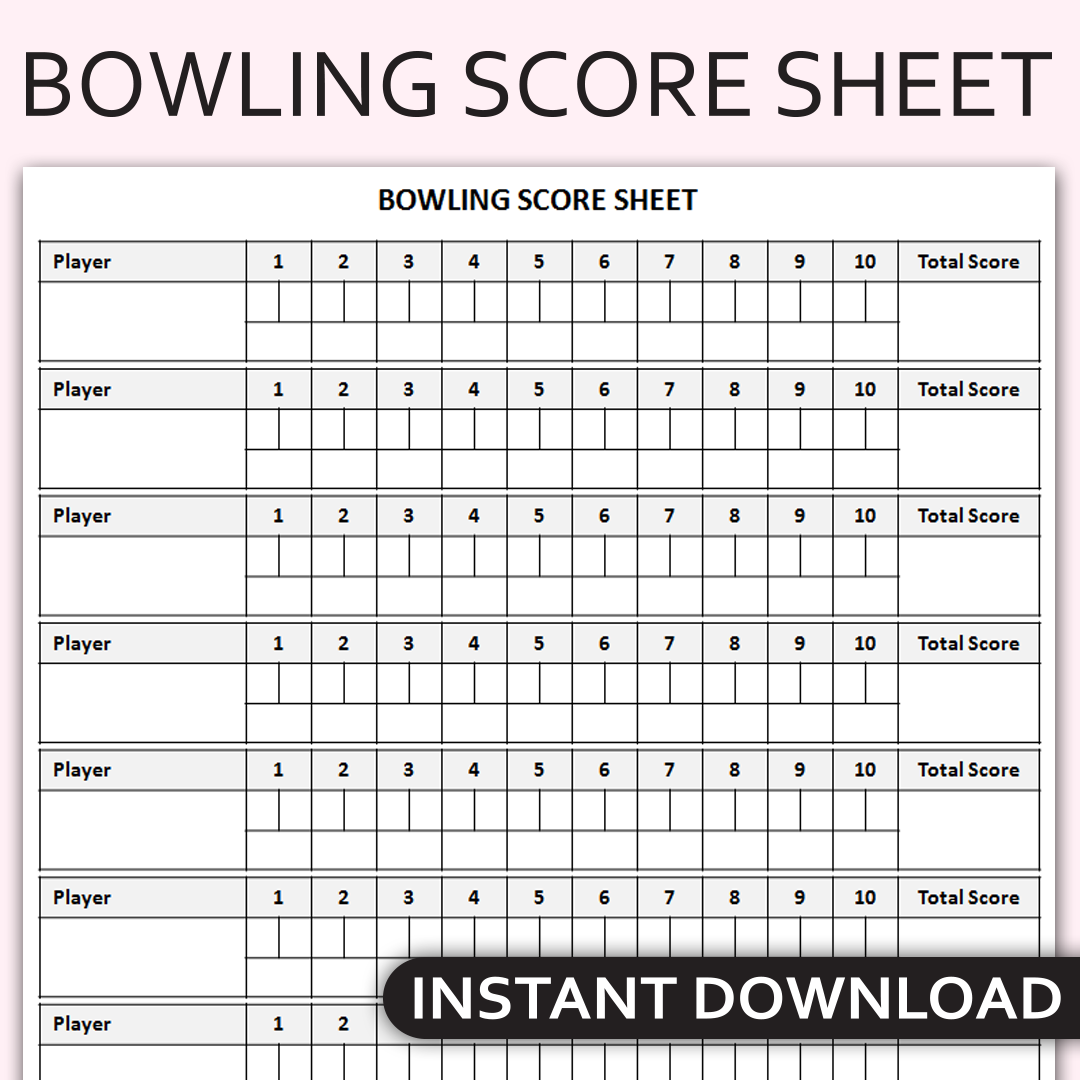 Wallpaper #v7hw2pIBJvJKYCmEjfFq368 Printable Bowling Score Sheet Bowling Scorecard Bowling Sc Inspire