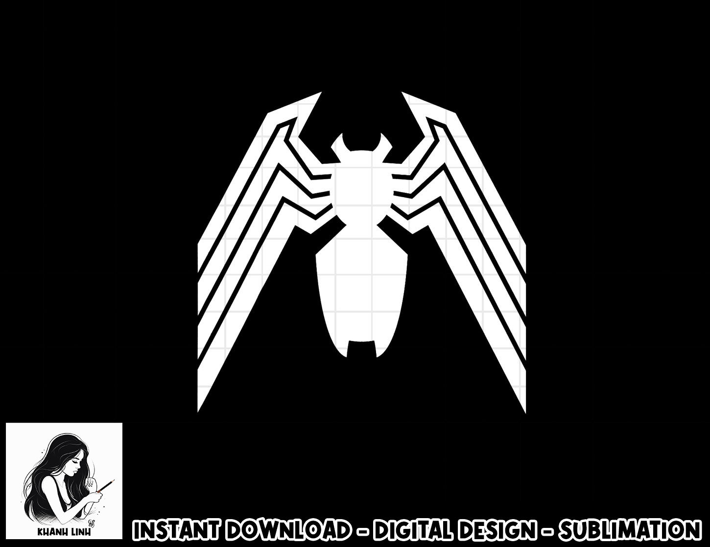 Wallpaper #0mdy_pIBSpphPi3-M59t187 Marvel Venom Classic Spider Symbol Halloween Png Sublimatio Inspire
