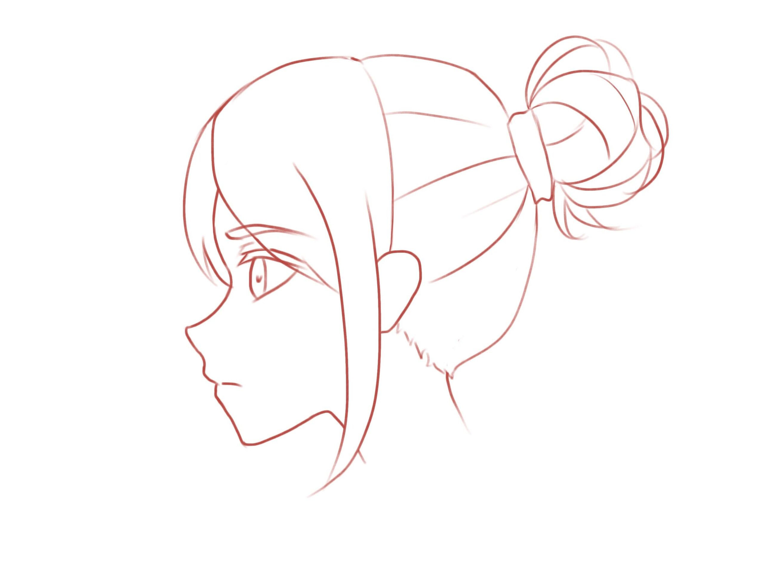 Wallpaper #nWdrAZMBSpphPi3-YapM303 How to Draw the Head and Face Anime Style Guideline Side View Drawing