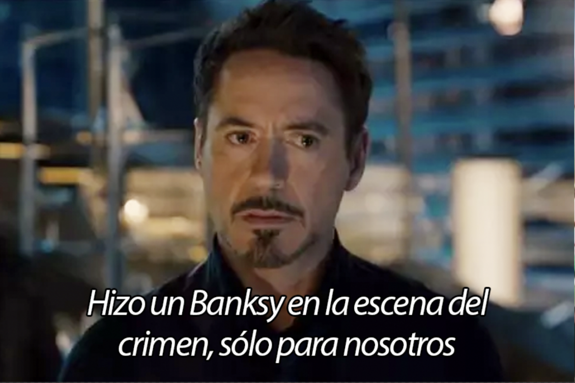 Wallpaper #QmenApMBSpphPi3-VLA4263 Banksy Tony Stark Age of Ultron El Deforma Un No Ticiero De Verdad