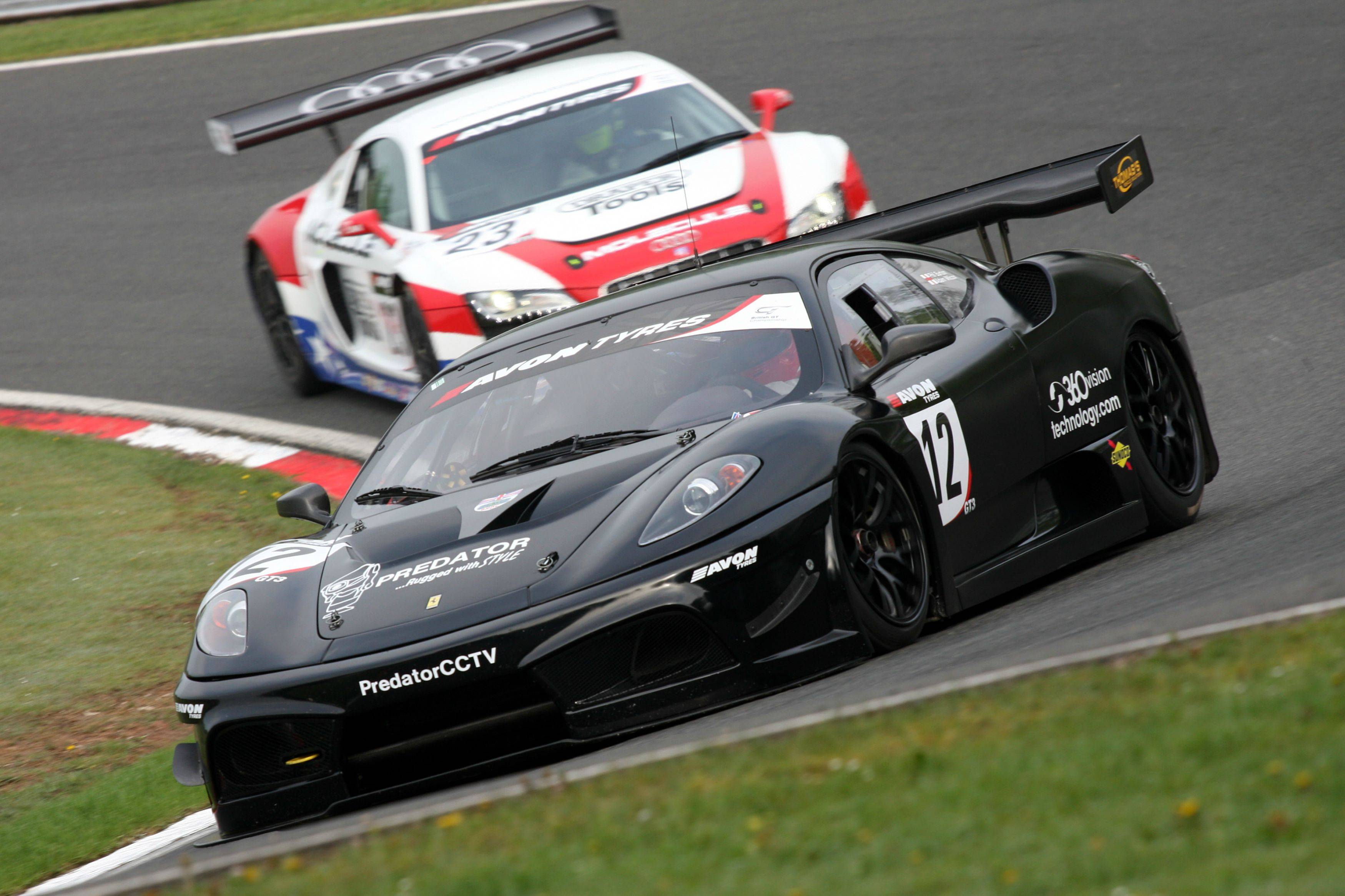Wallpaper #9xlRBo8BtGB6xQ78BFPu18 Ferrari F430 Tailed by an Audi R8 at the British GT Championship Ecar
