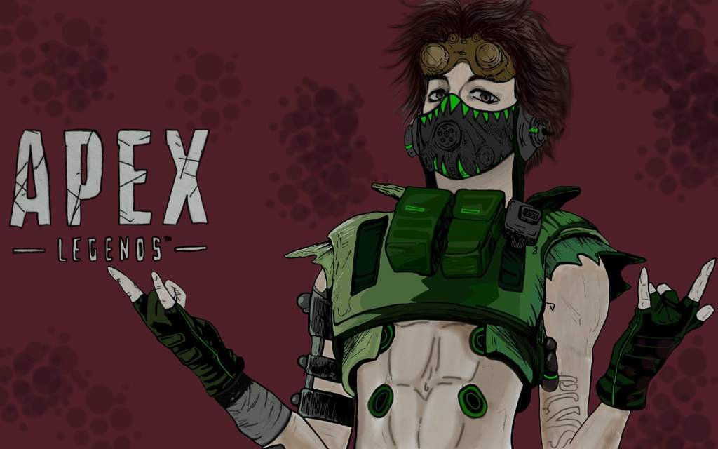 Wallpaper #kWcvDZMBSpphPi3-3uP114 Drawing Octane Apex Legends Fan Art Cyberpunk Octane Apex Legends