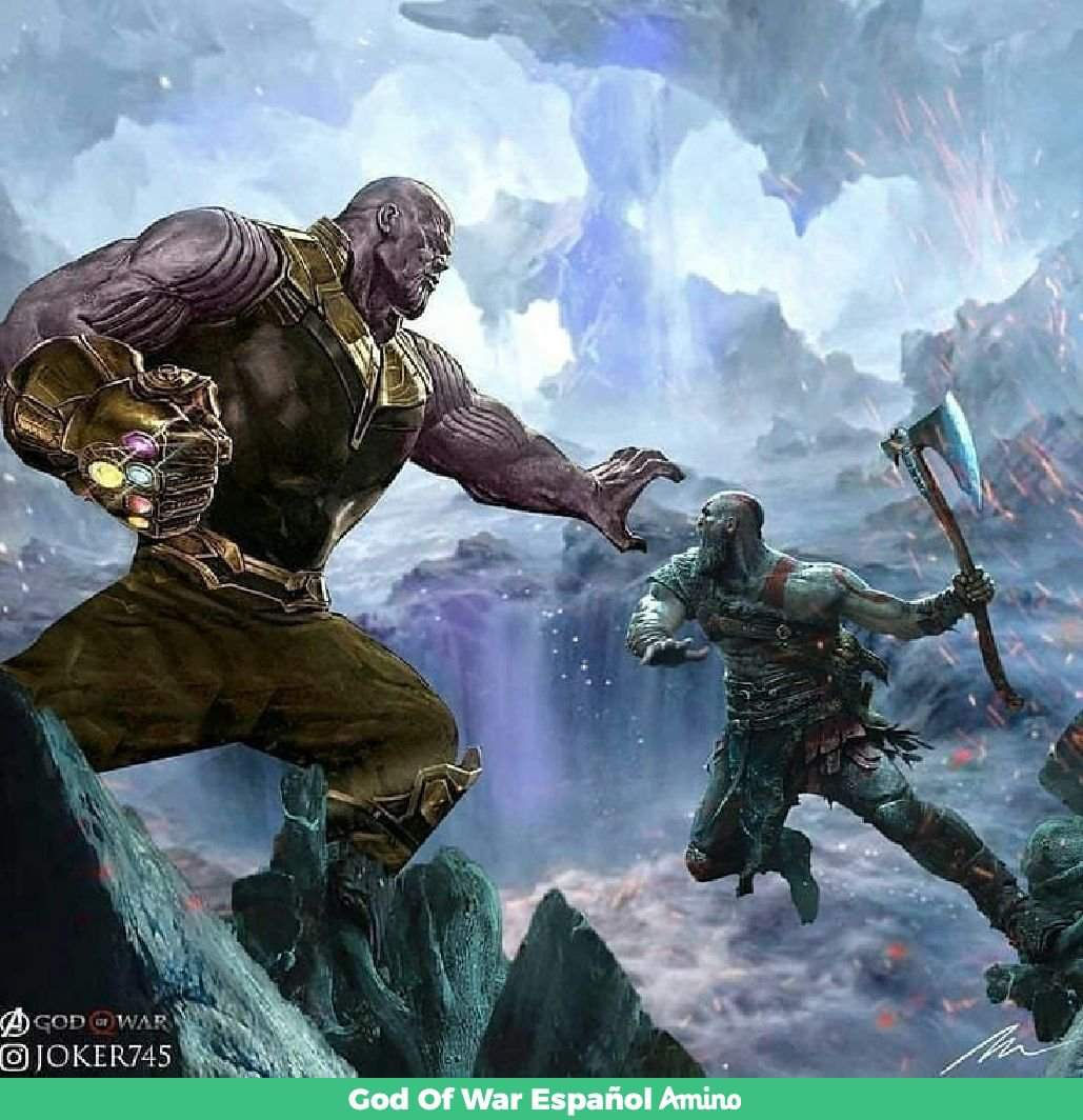 Wallpaper #fKVEOJMBVBiSkHCaLI1q13 Teoria Quien Ganaria Entre Thanos vs Kratos God of War Espanol Amino