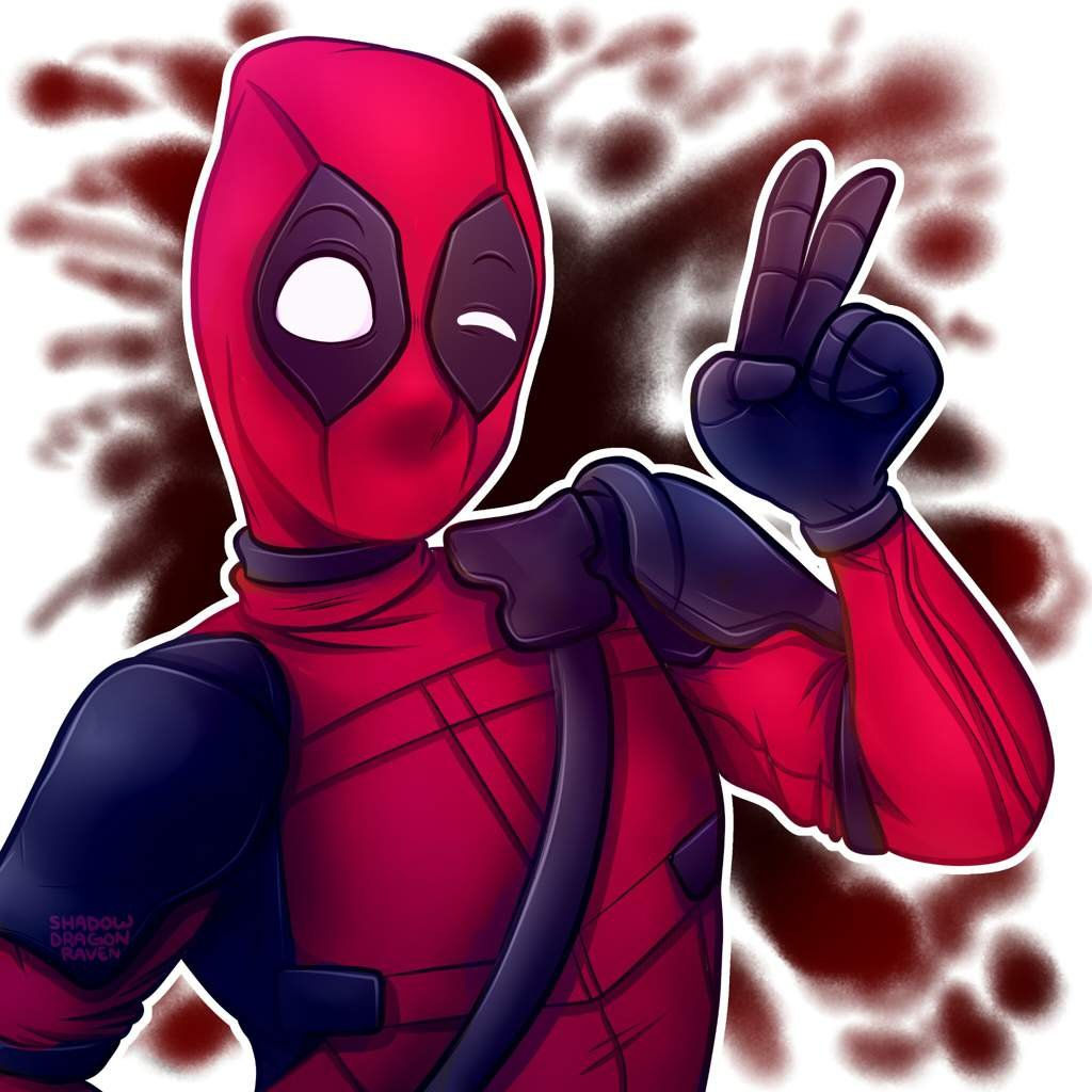 Wallpaper #pmjDFpMBSpphPi3-rQx981 Deadpool Fan Art Blood Warning Marvel Amino